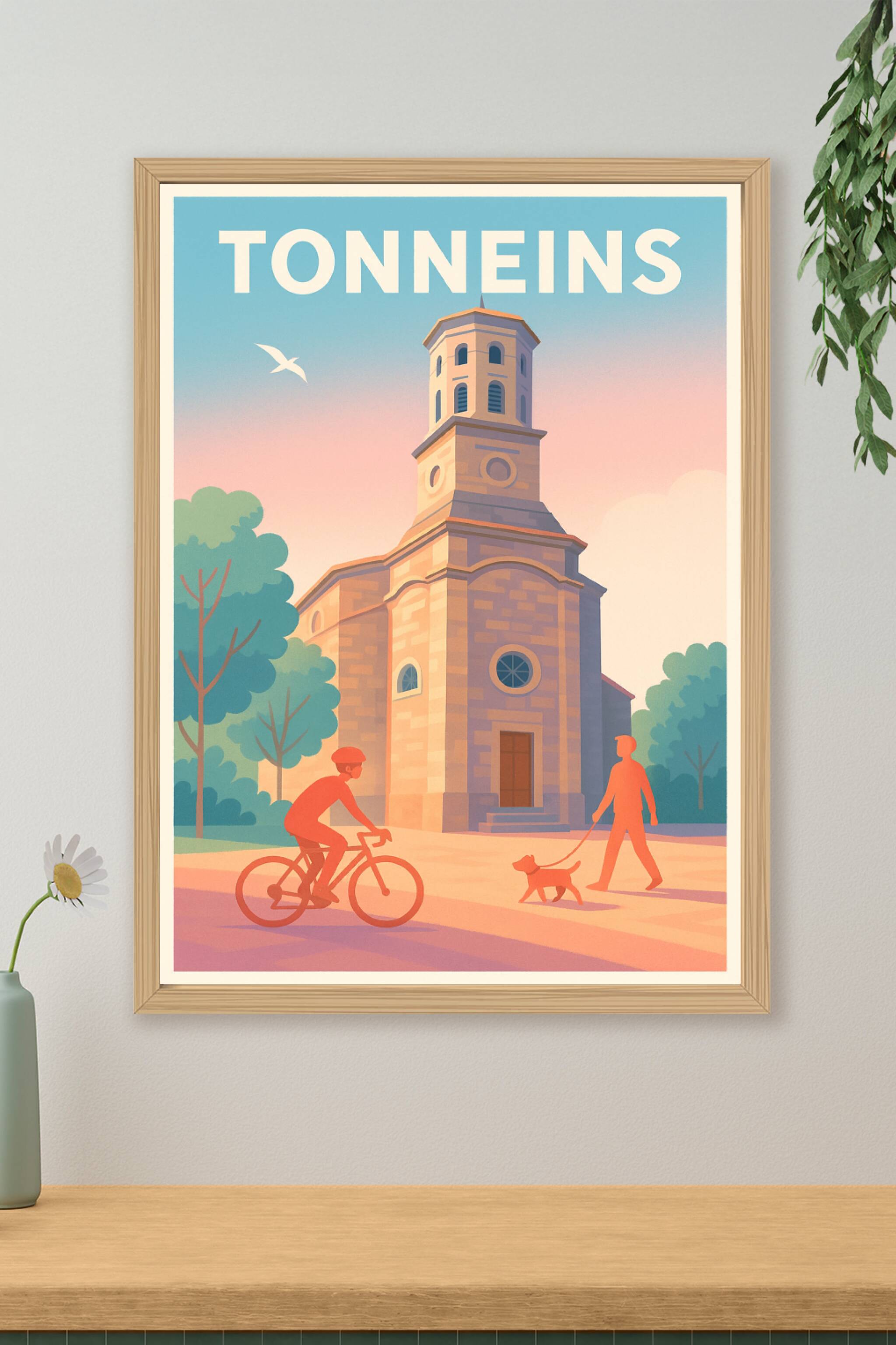 Affiche de Tonneins - Harmonie et sérénité en ville