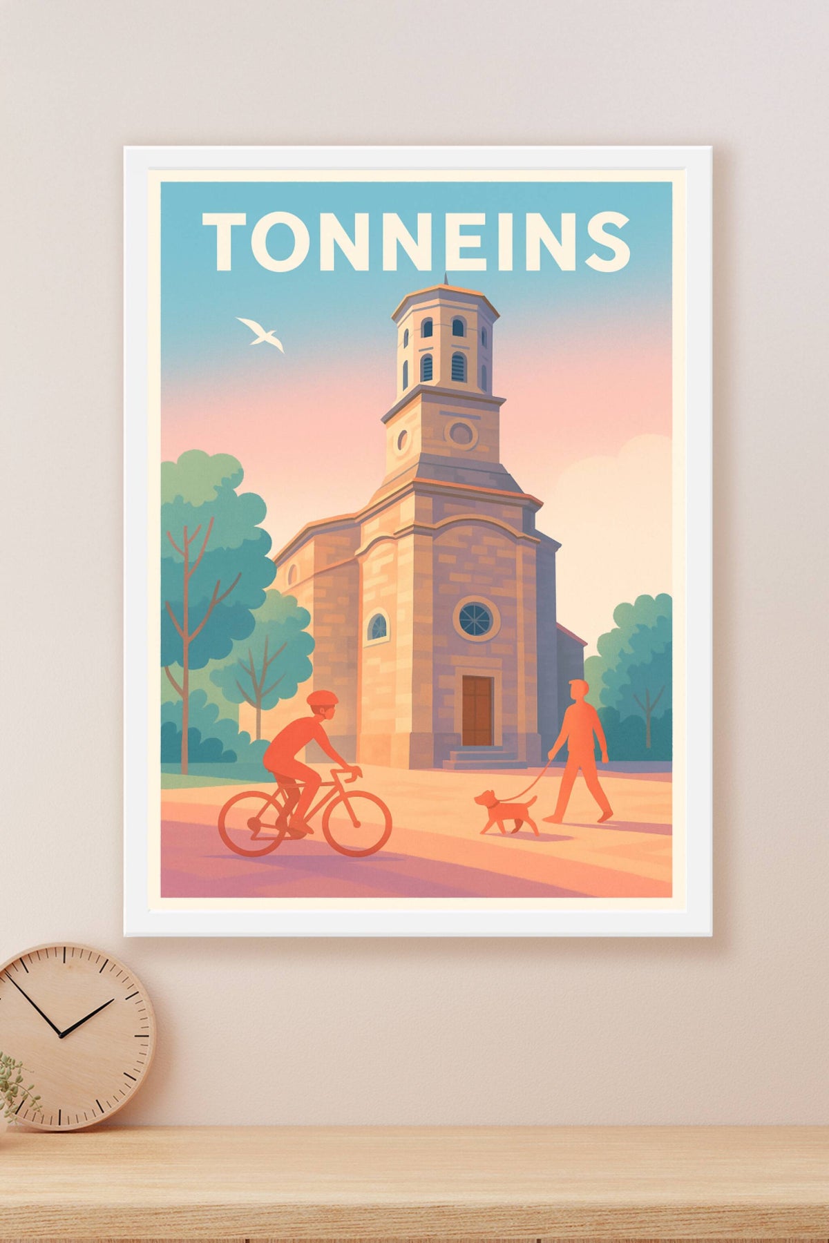 Affiche de Tonneins - Harmonie et sérénité en ville