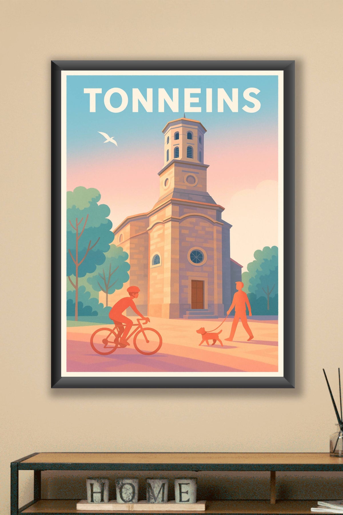 Affiche de Tonneins - Harmonie et sérénité en ville
