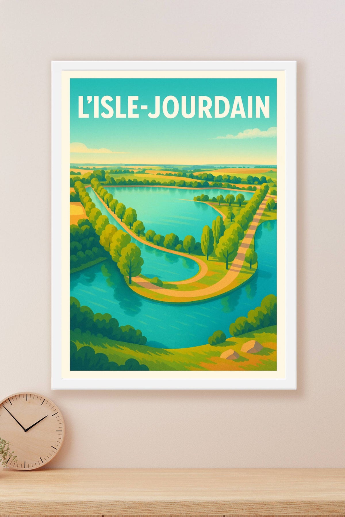 Affiche de L'Isle-Jourdain - Évasion bucolique au fil de l'eau