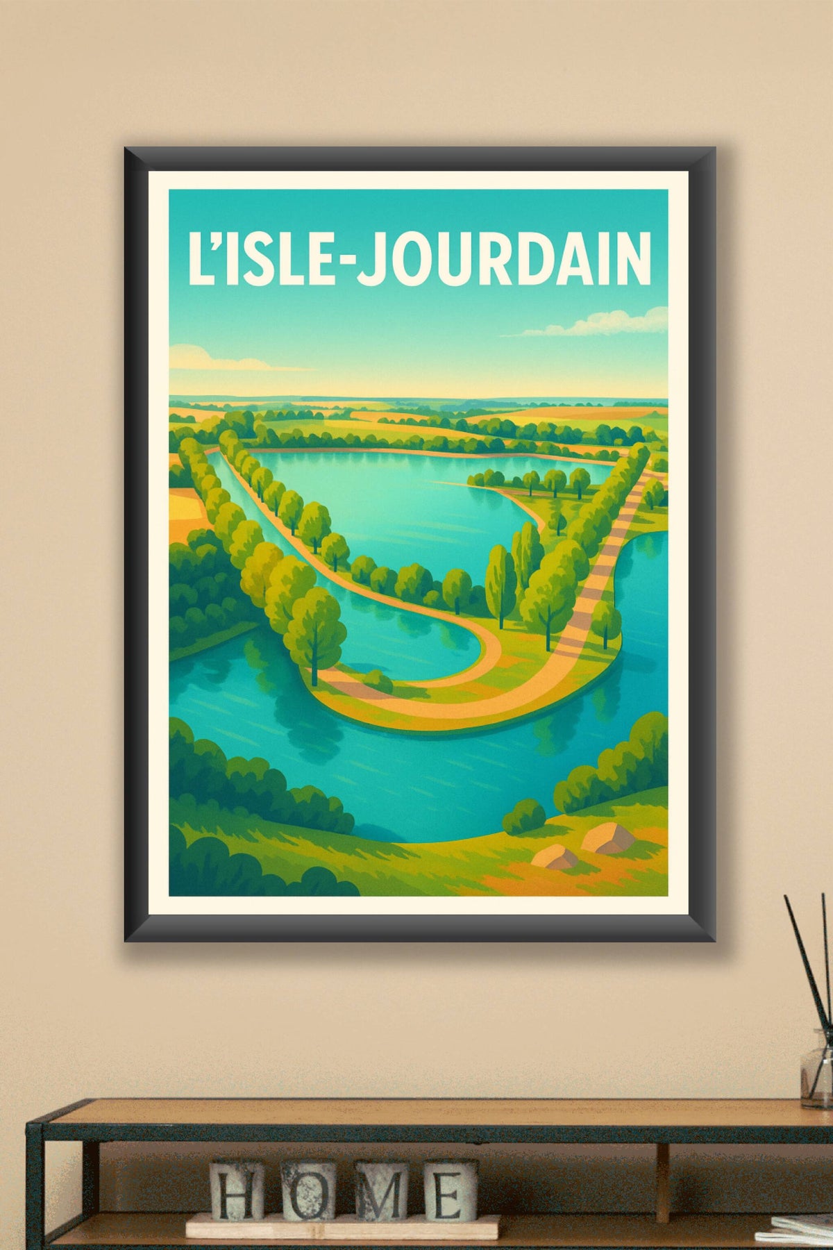 Affiche de L'Isle-Jourdain - Évasion bucolique au fil de l'eau
