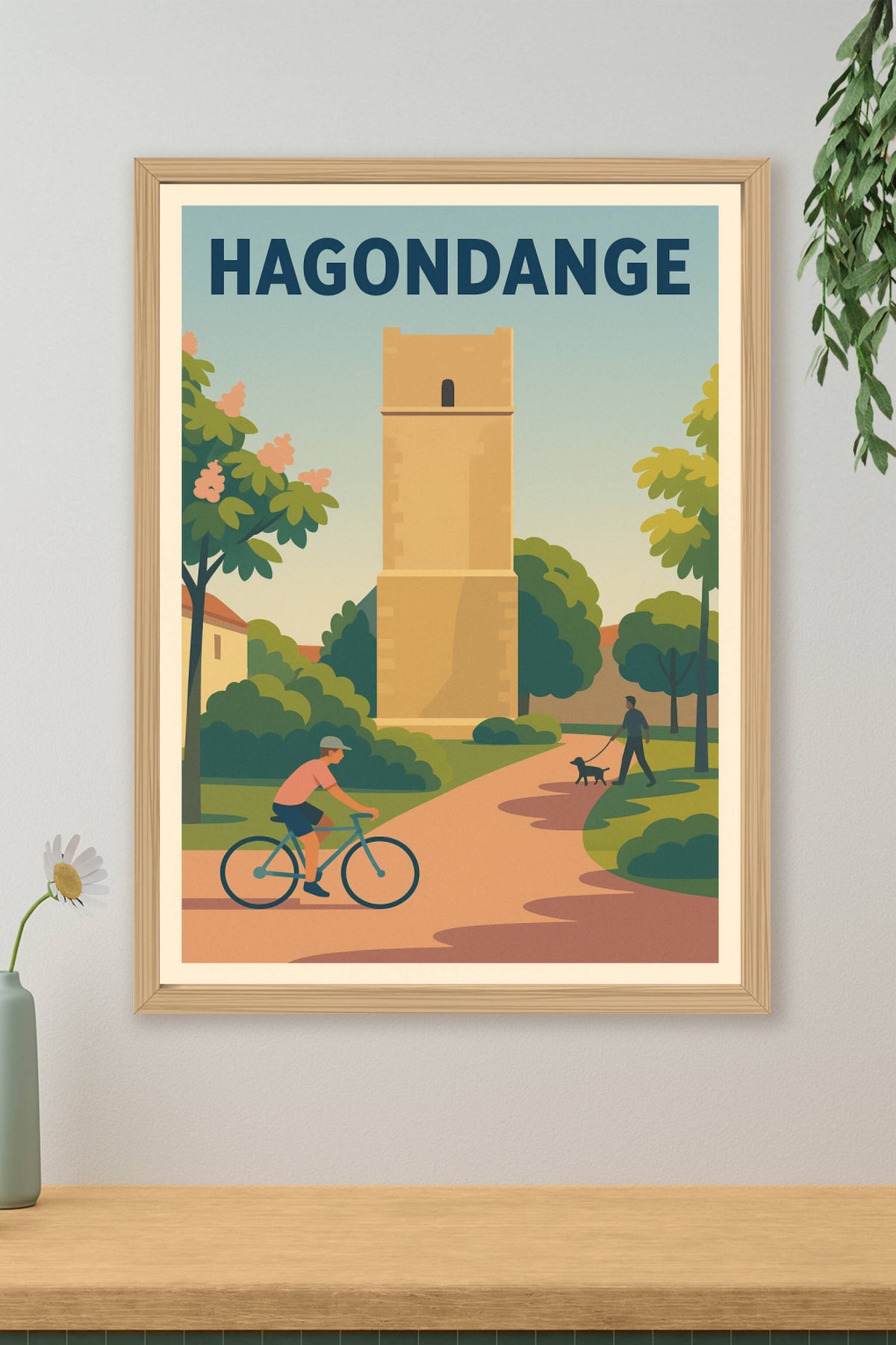 Affiche de Hagondange - Promenade au cœur de la nature