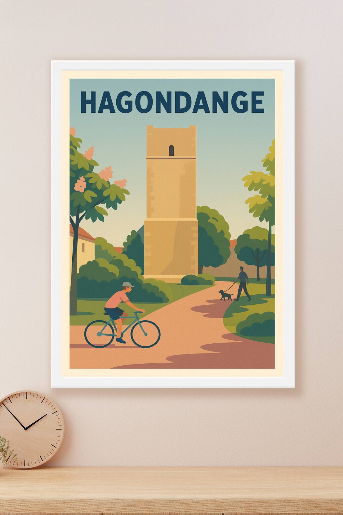 Affiche de Hagondange - Promenade au cœur de la nature