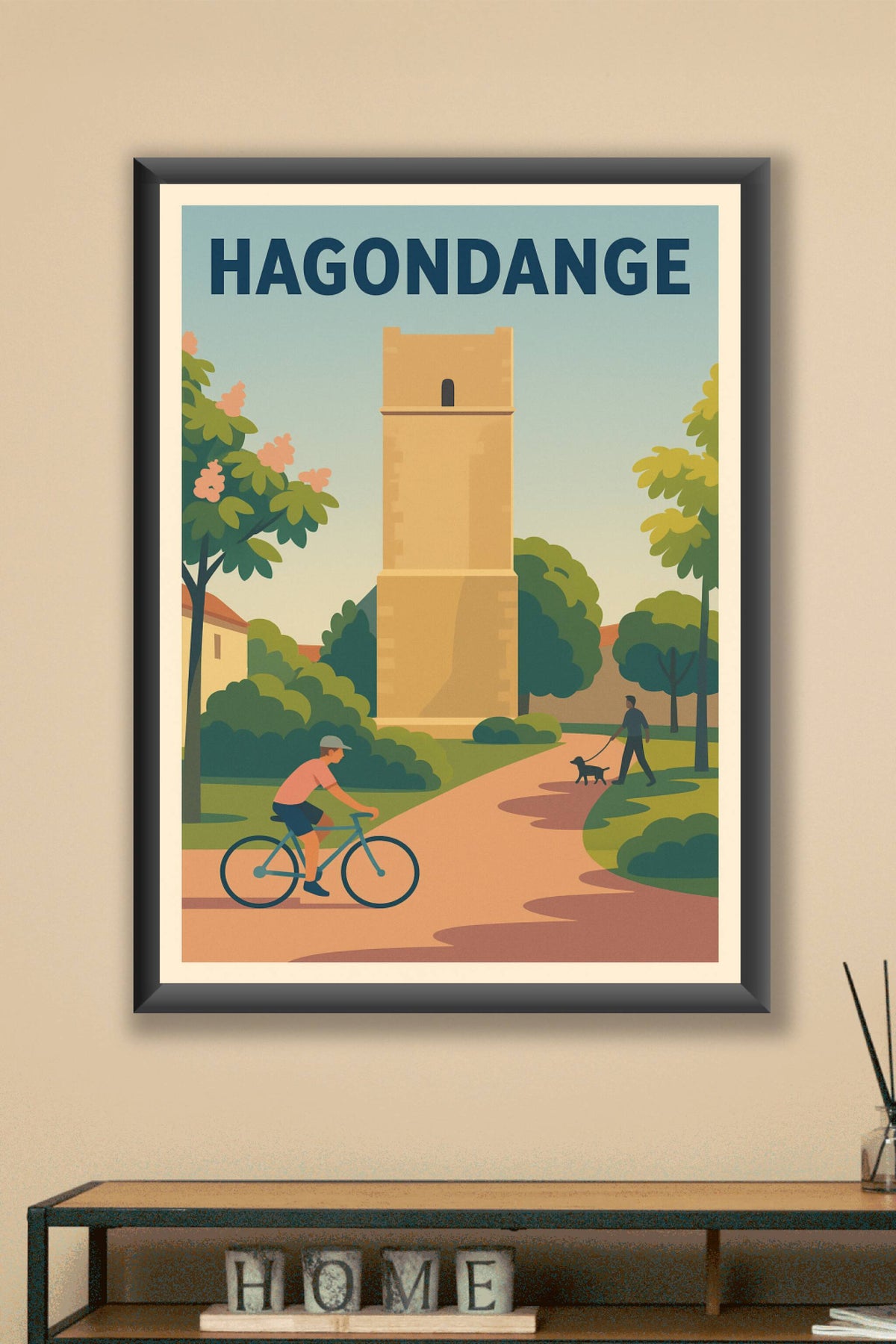 Affiche de Hagondange - Promenade au cœur de la nature