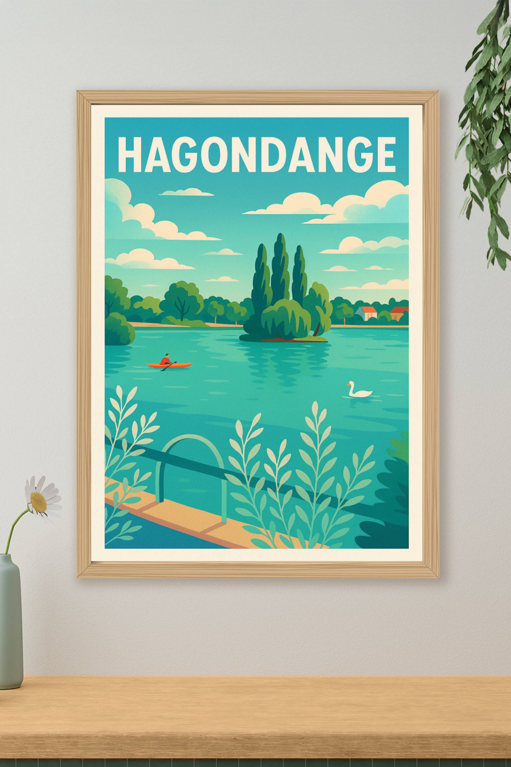 Affiche de Hagondange - Sérénité au fil de l'eau