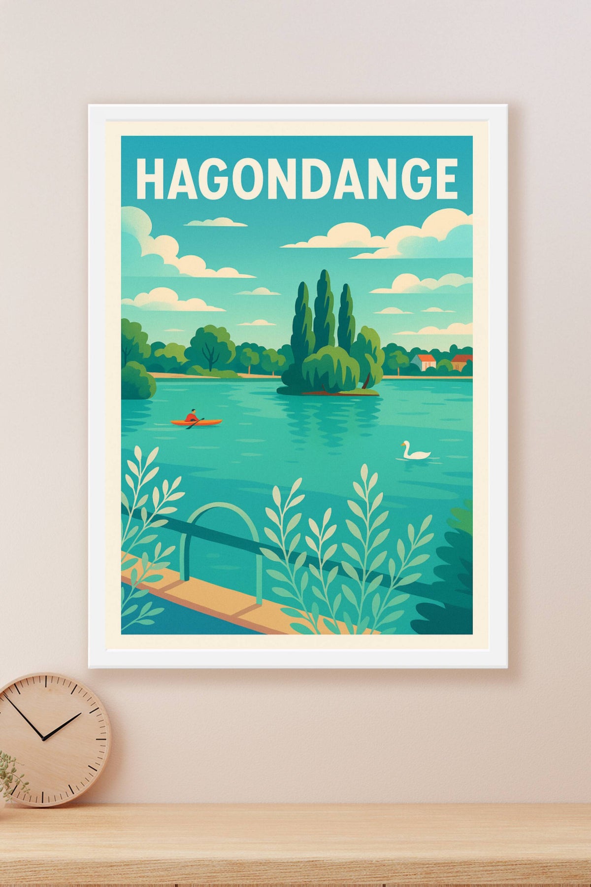 Affiche de Hagondange - Sérénité au fil de l'eau
