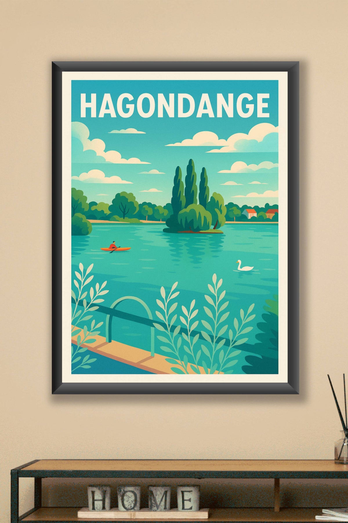 Affiche de Hagondange - Sérénité au fil de l'eau