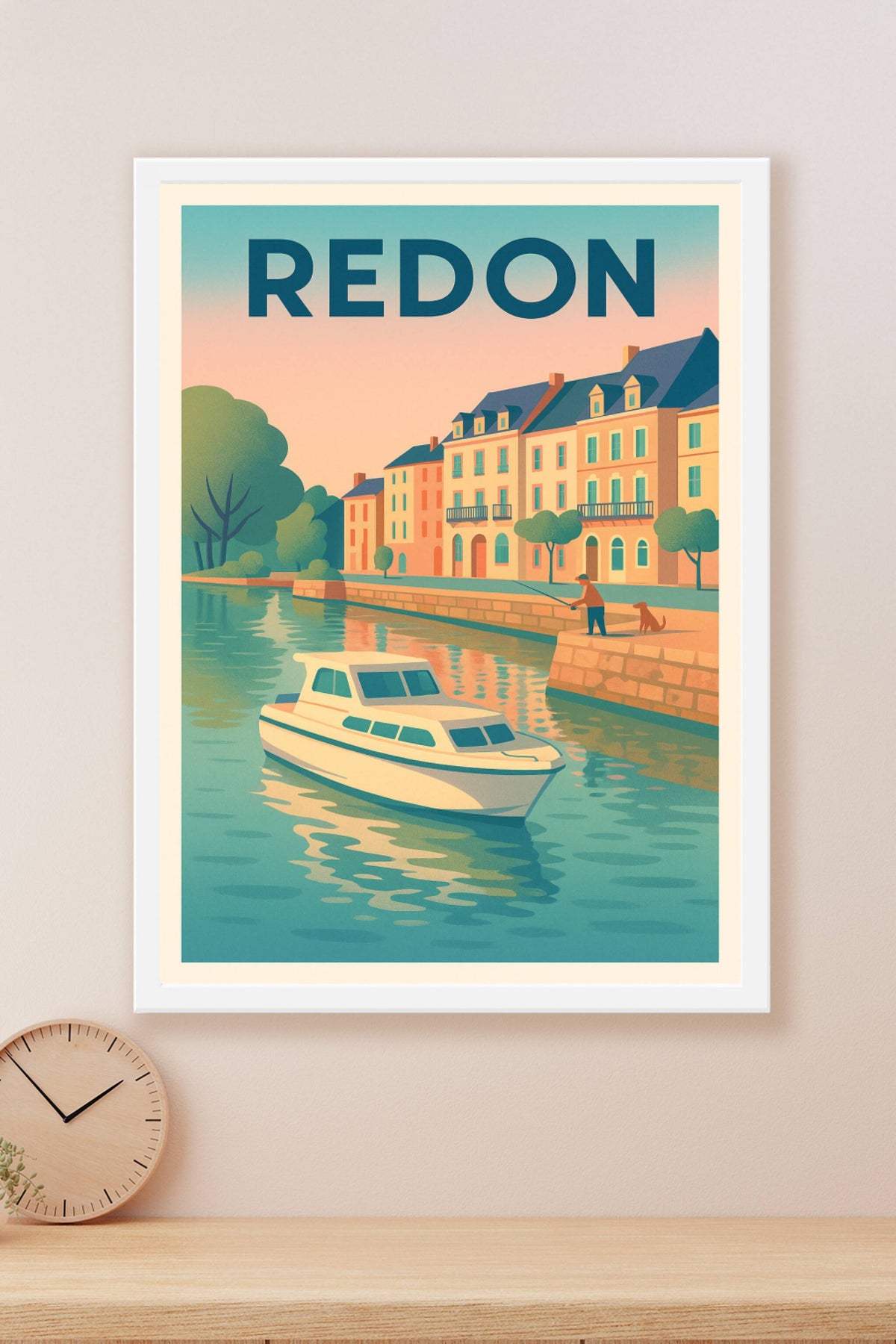 Affiche de Redon - Sérénité au fil de l'eau
