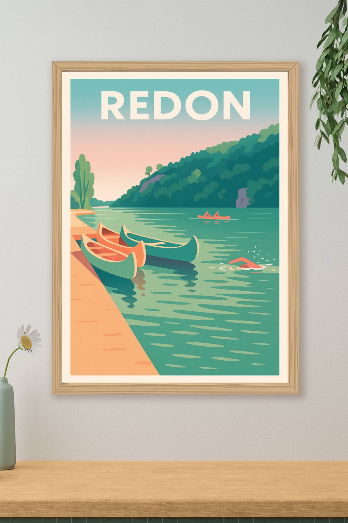 Affiche de Redon - Escapade paisible au fil de l'eau