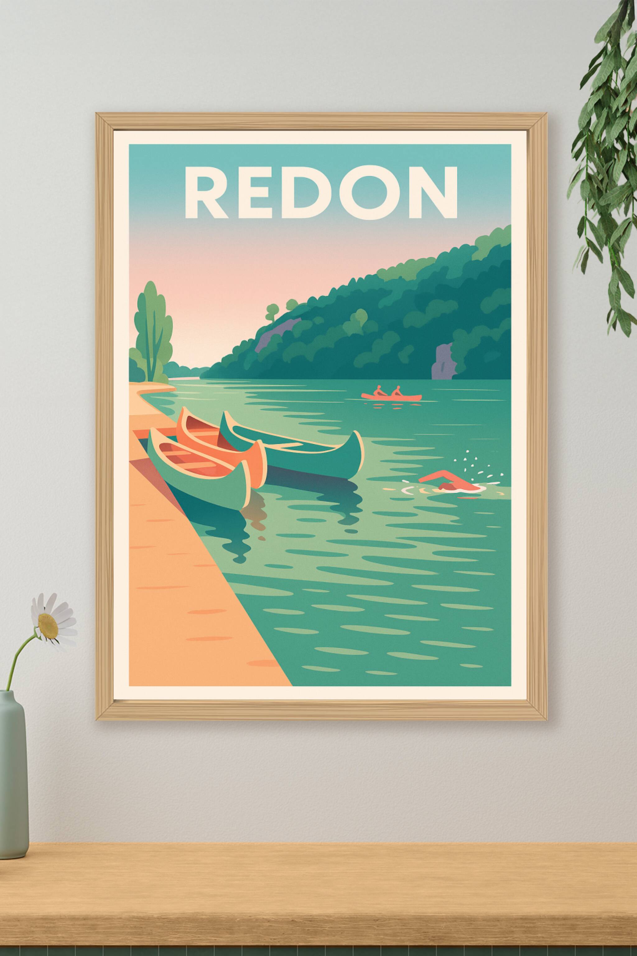 Affiche de Redon - Escapade paisible au fil de l'eau