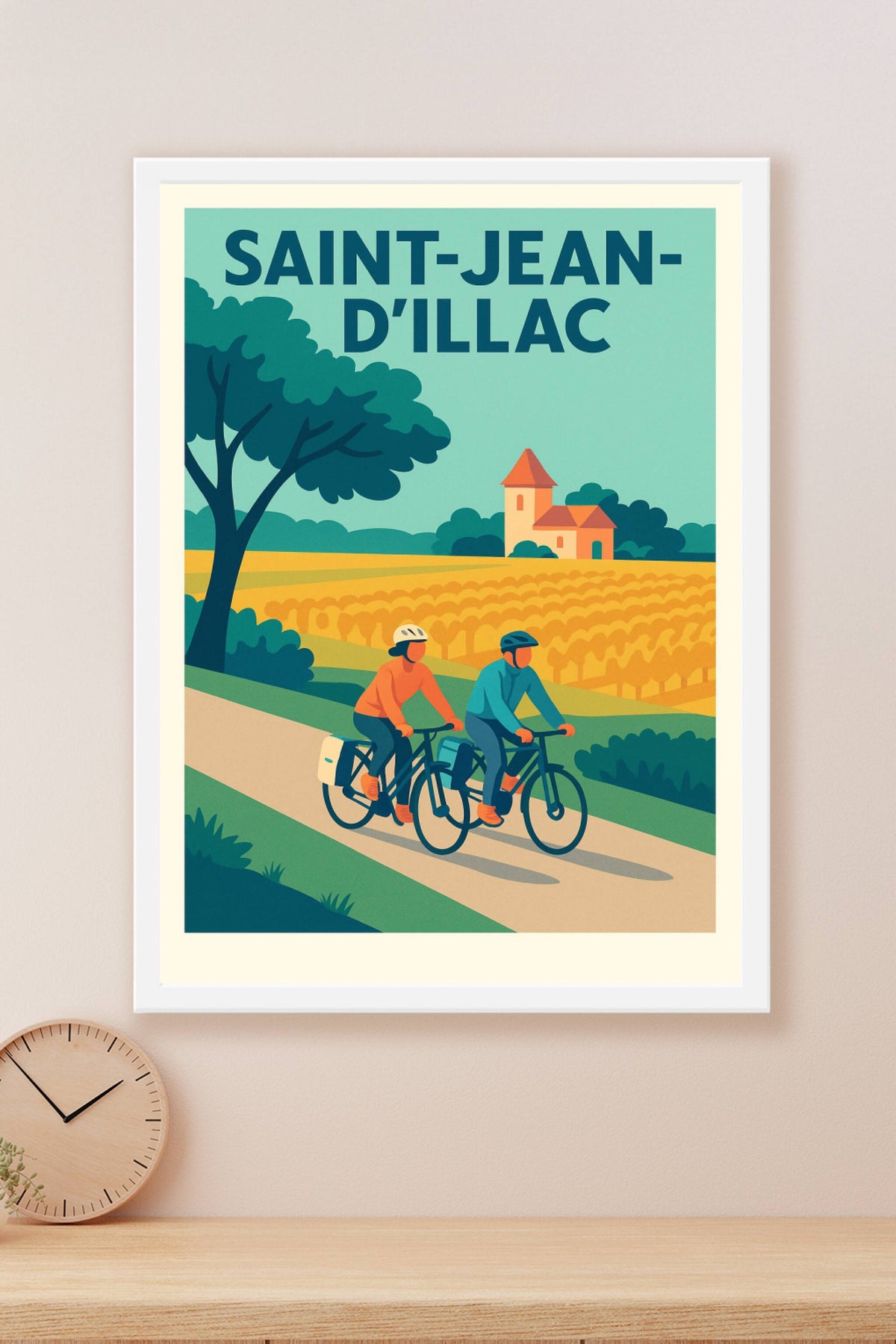 Affiche de Saint-Jean-d'Illac - Échappée belle à vélo en pleine nature