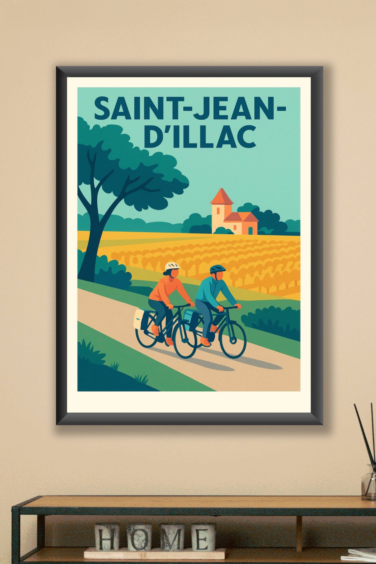 Affiche de Saint-Jean-d'Illac - Échappée belle à vélo en pleine nature