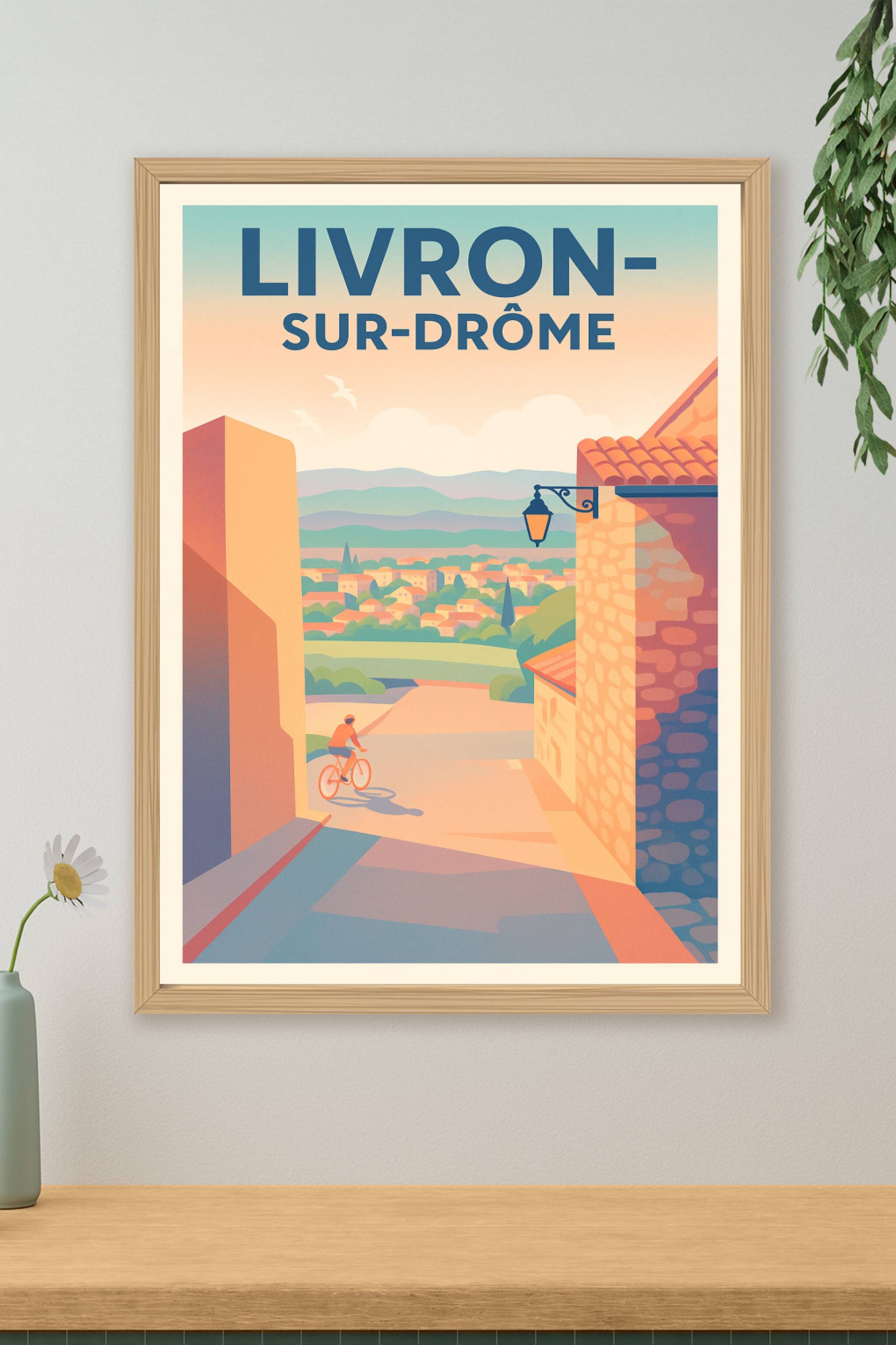 Affiche de Livron-sur-Drôme - L'évasion à vélo au cœur de la vallée