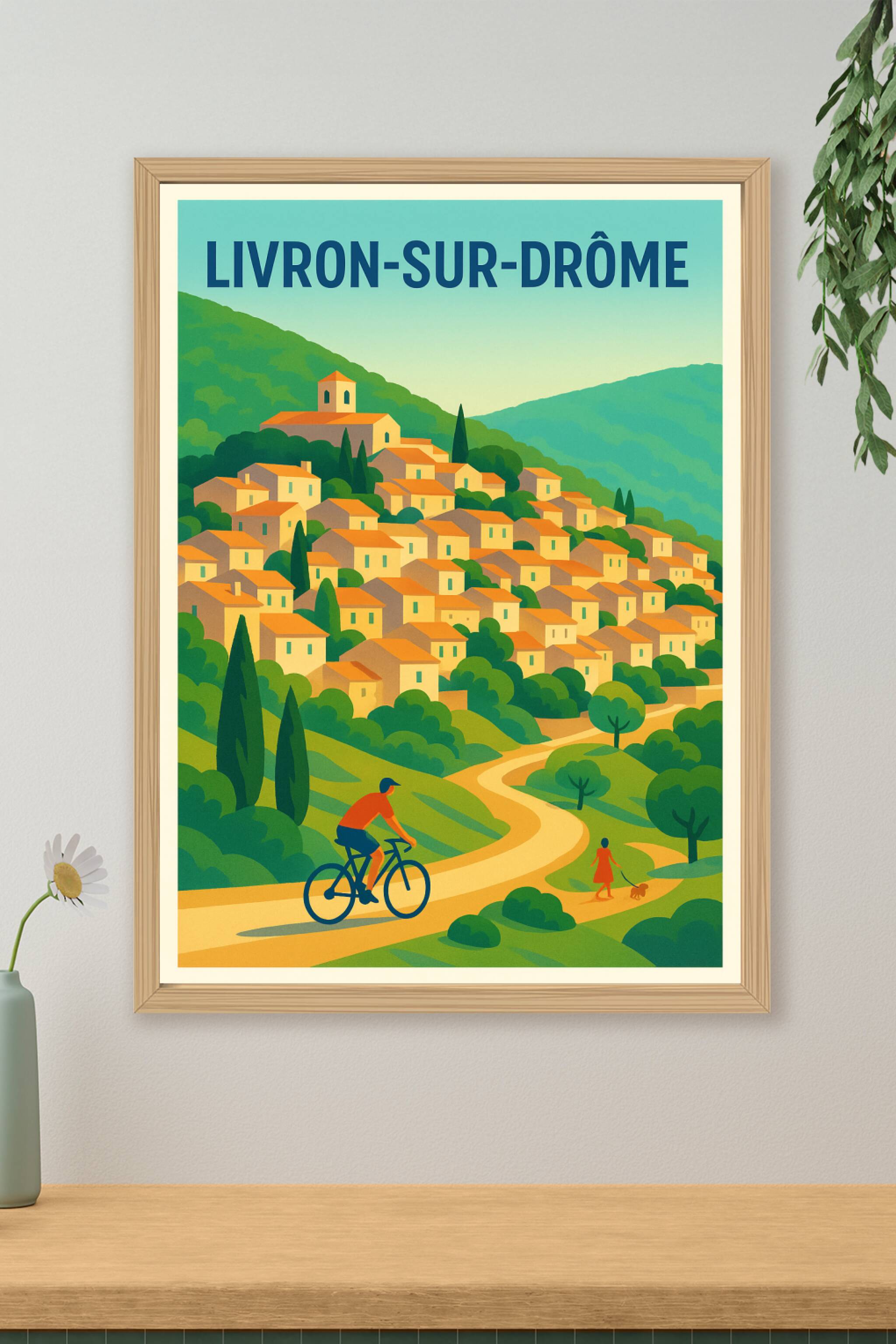 Affiche de Livron-sur-Drôme - Charme et naturel en pleine nature
