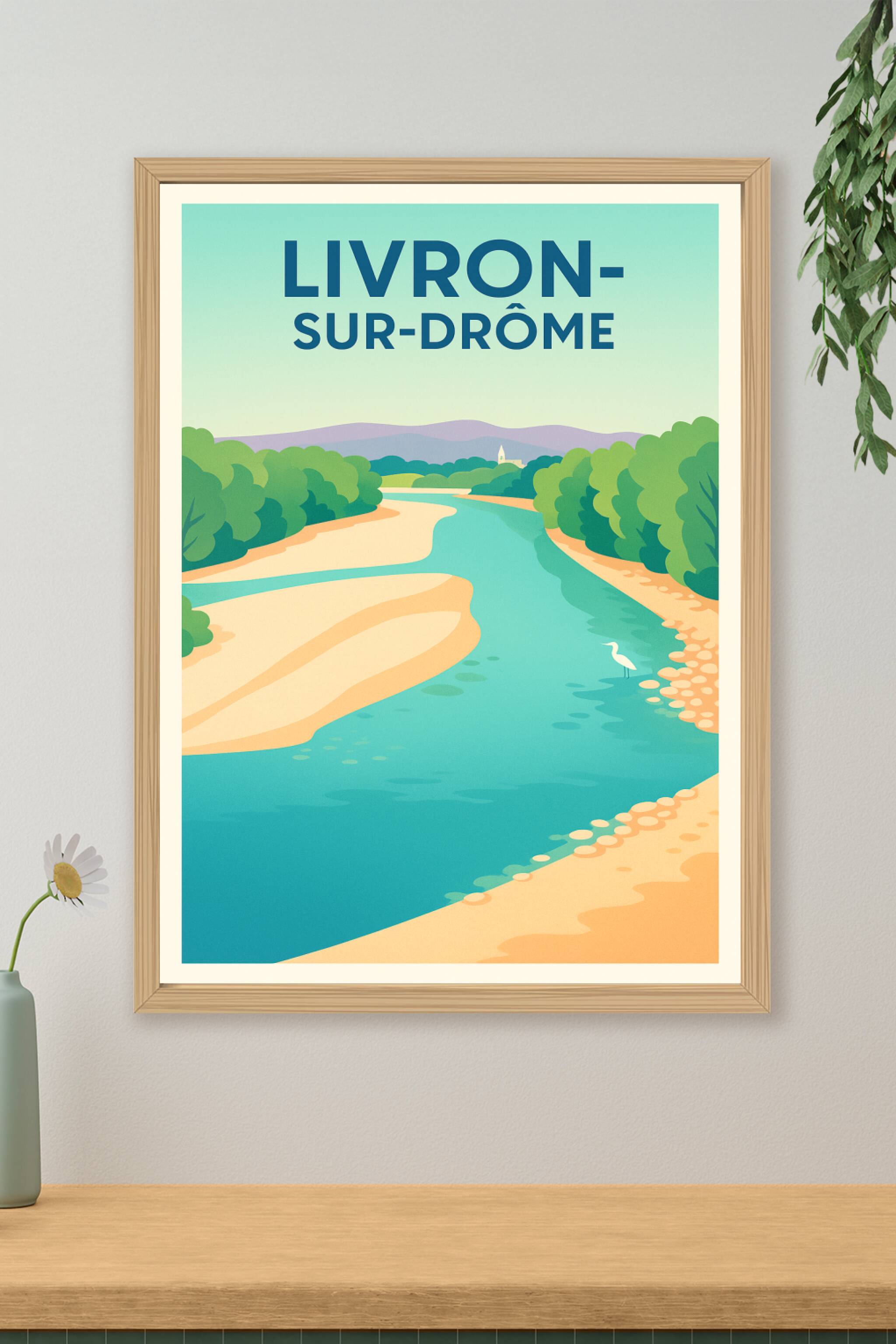 Affiche de Livron-sur-Drôme - Évasion nature et douceur de vivre