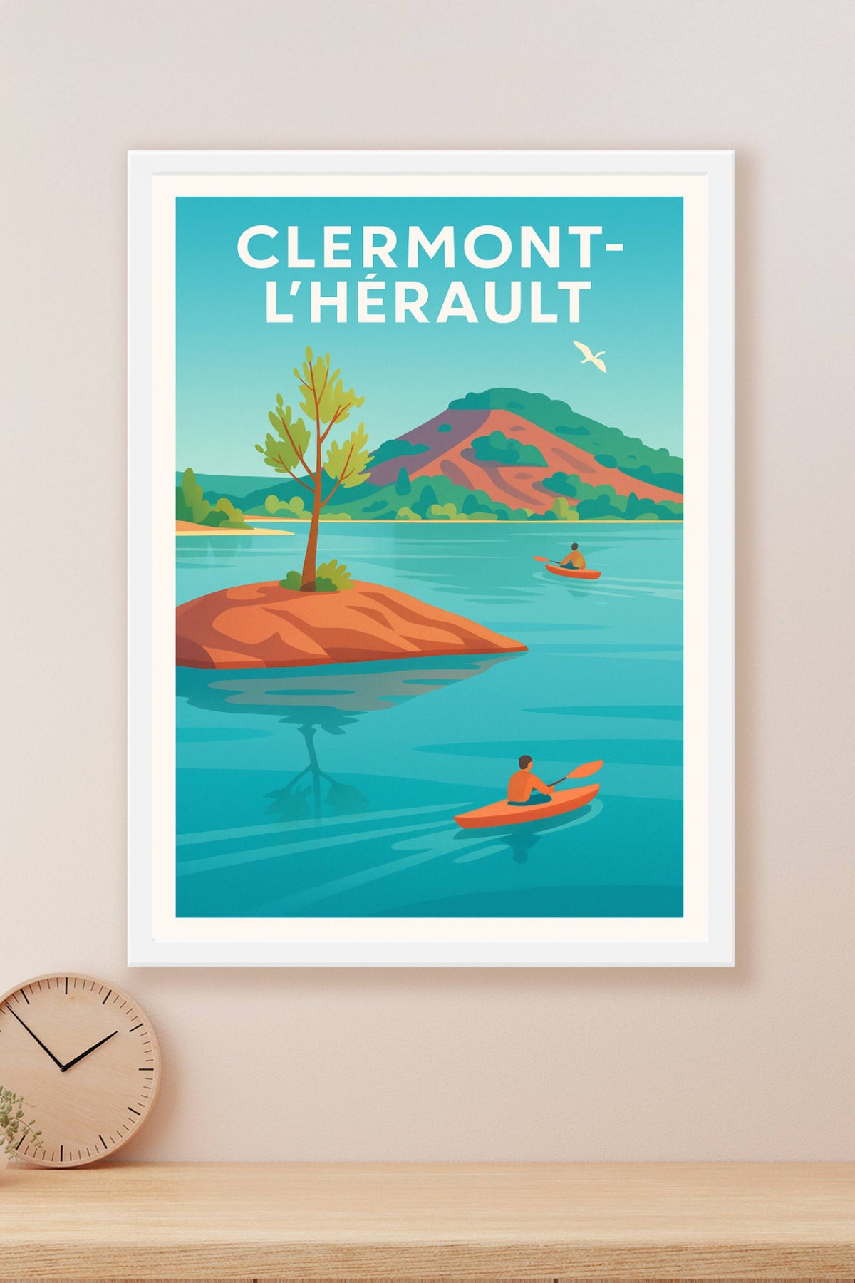 Affiche de Clermont-l'Hérault - Évasion nature au fil de l'eau