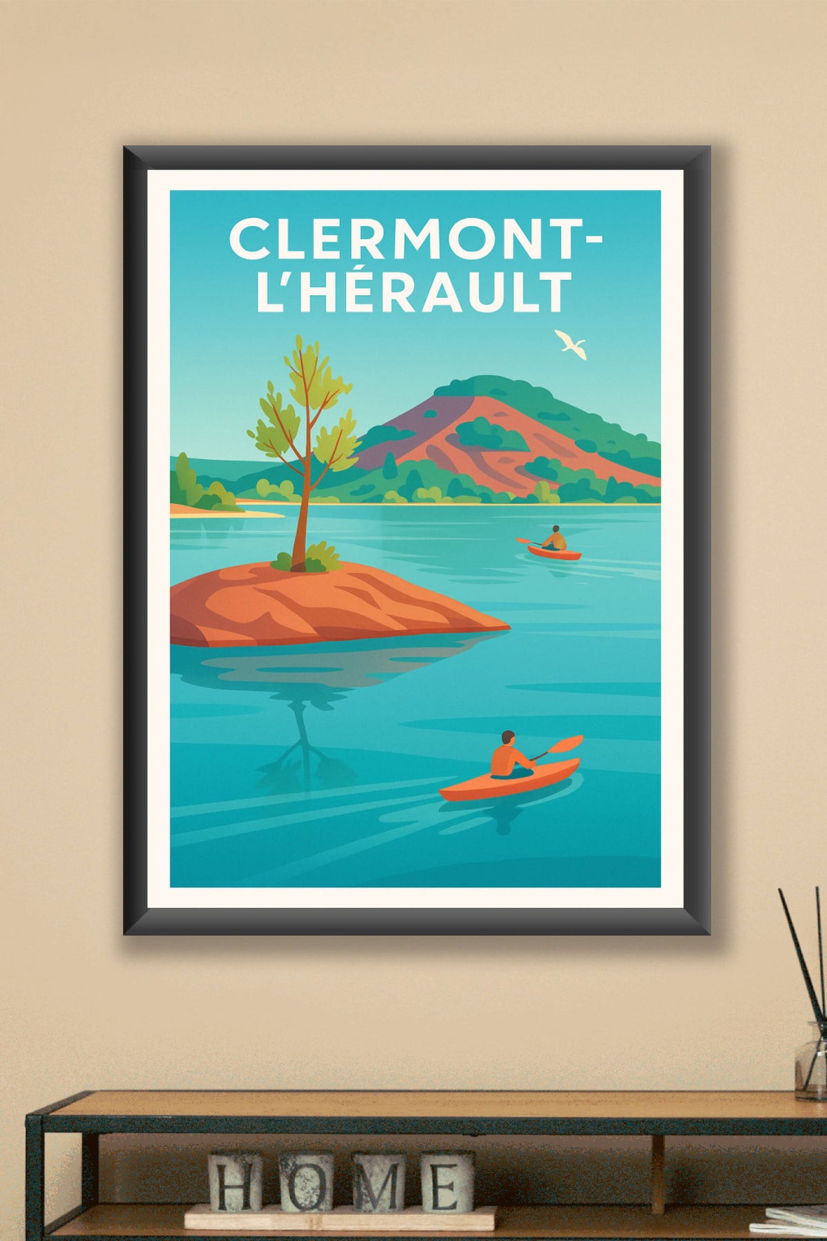 Affiche de Clermont-l'Hérault - Évasion nature au fil de l'eau