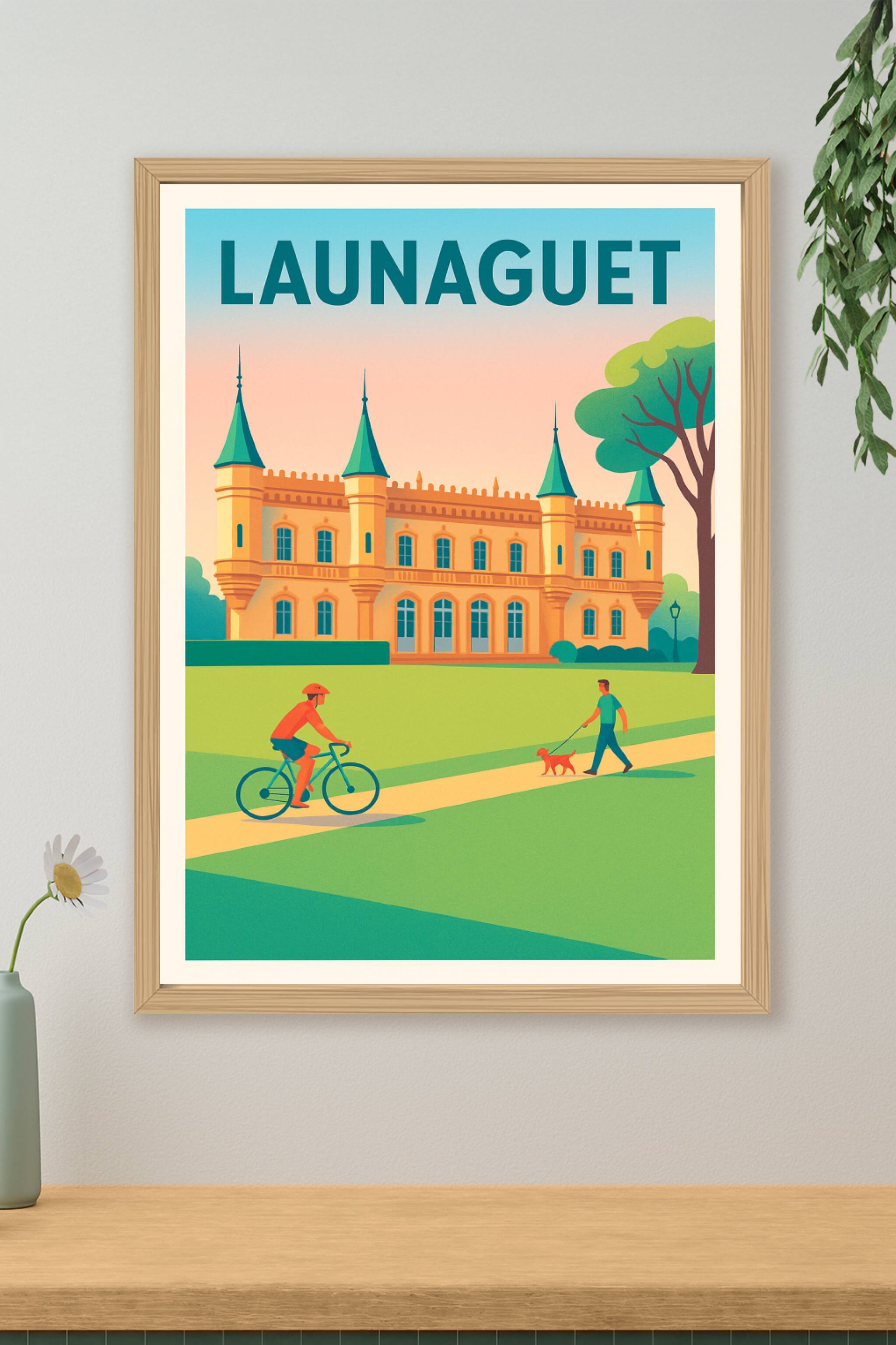 Affiche de Launaguet - Élégance et sérénité au château