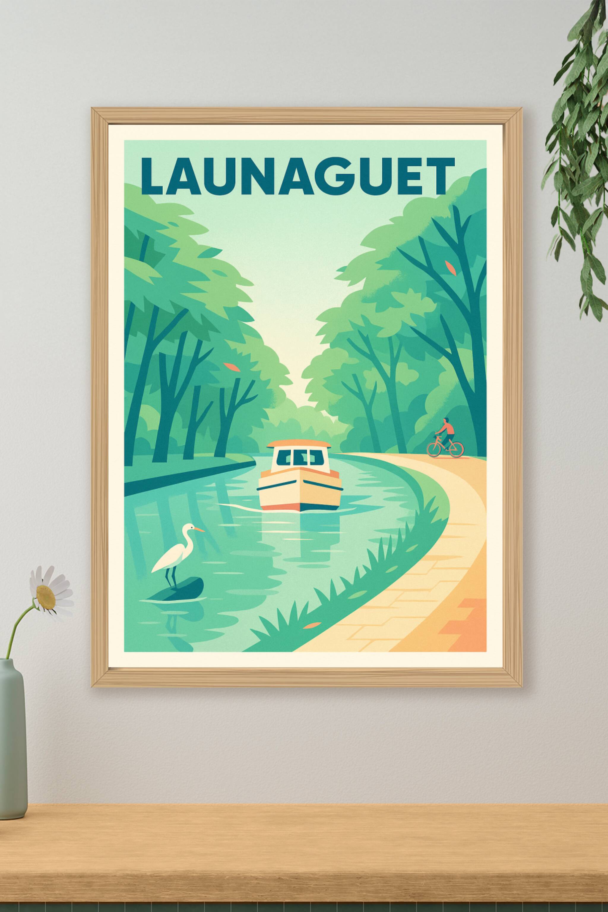 Affiche de Launaguet - Sérénité au fil de l'eau