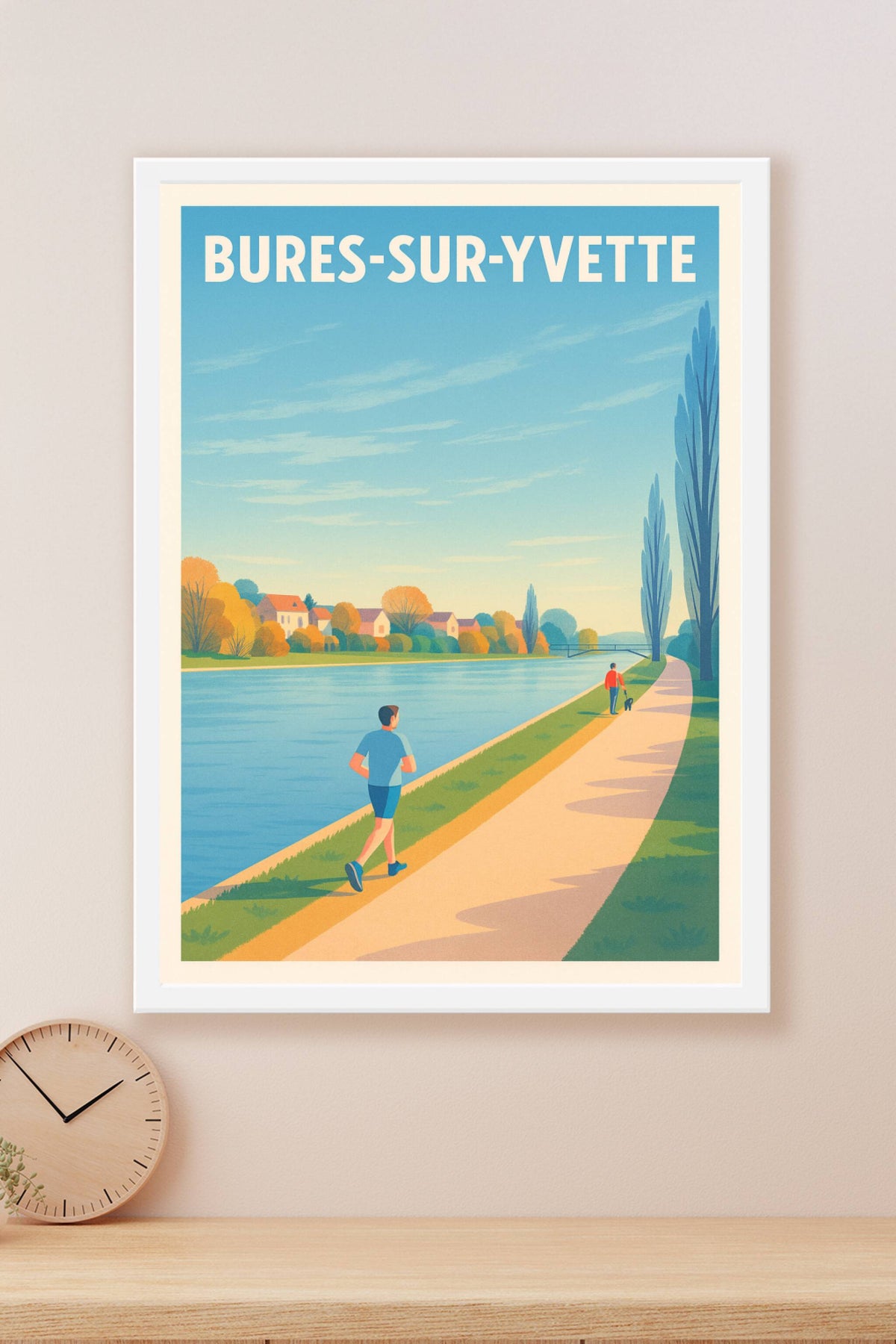 Affiche de Bures-sur-Yvette - Sérénité au fil de l'eau