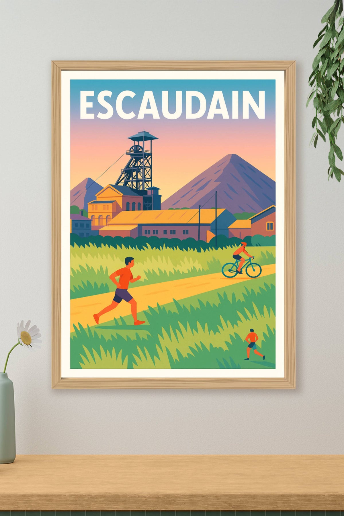 Affiche de Escaudain - L'esprit sportif au cœur du bassin minier