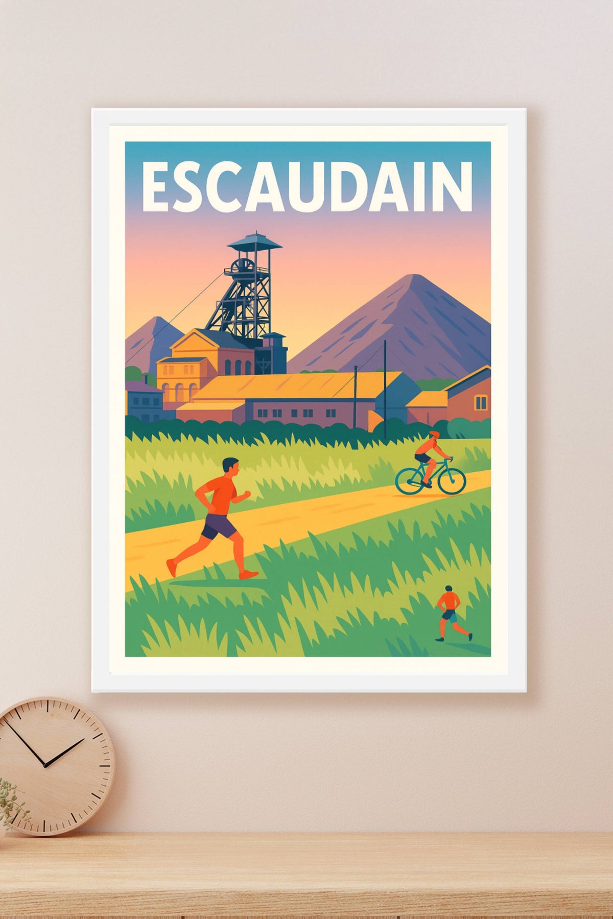 Affiche de Escaudain - L'esprit sportif au cœur du bassin minier