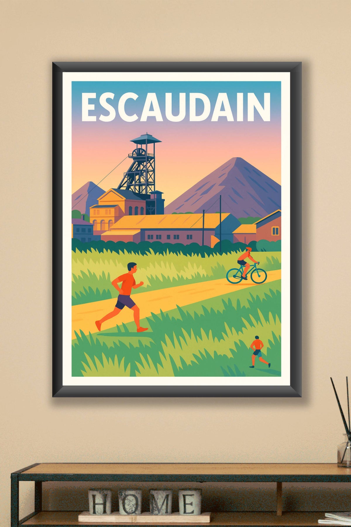 Affiche de Escaudain - L'esprit sportif au cœur du bassin minier