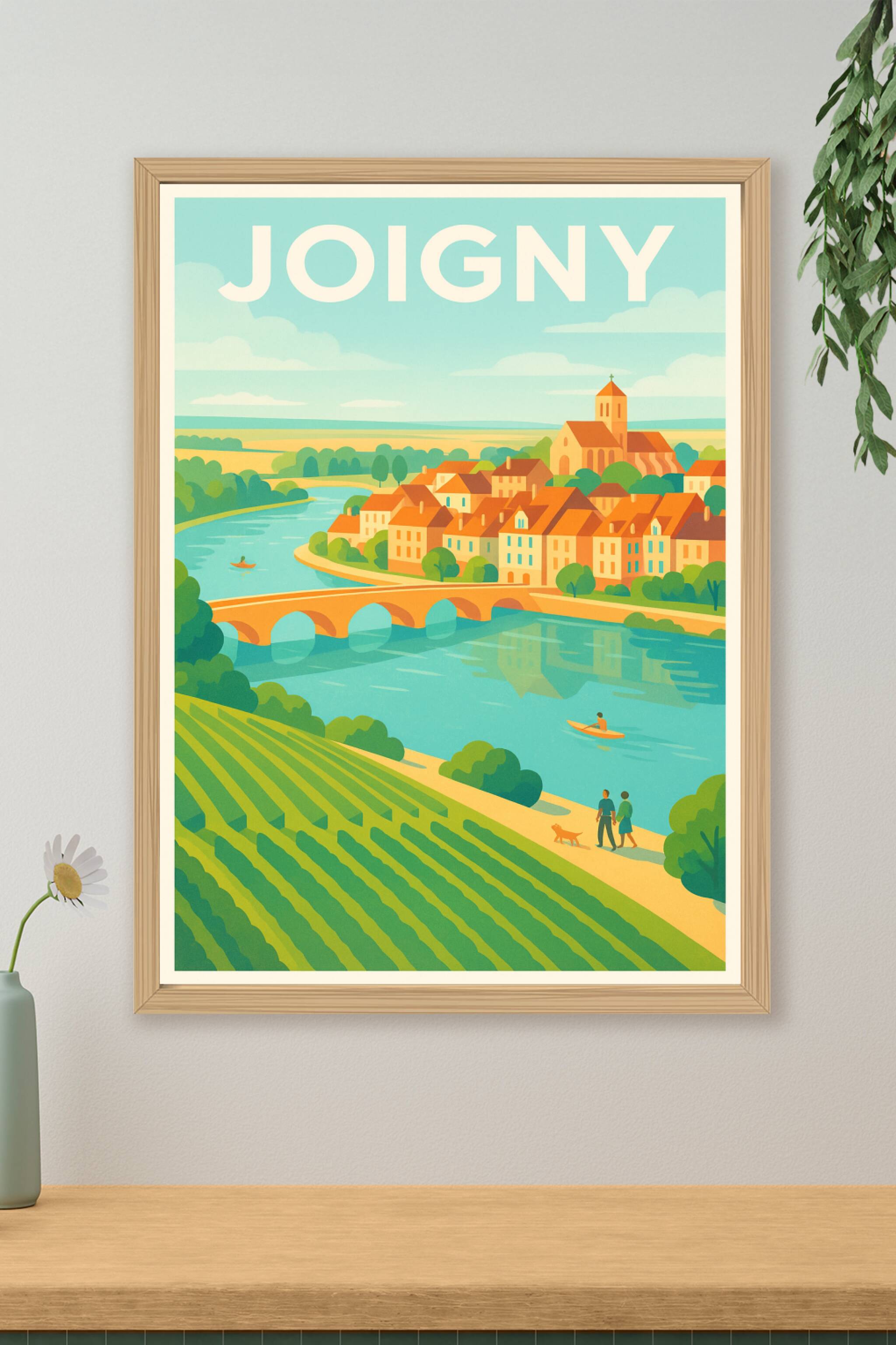 Affiche de Joigny - Évasion tranquille en Bourgogne
