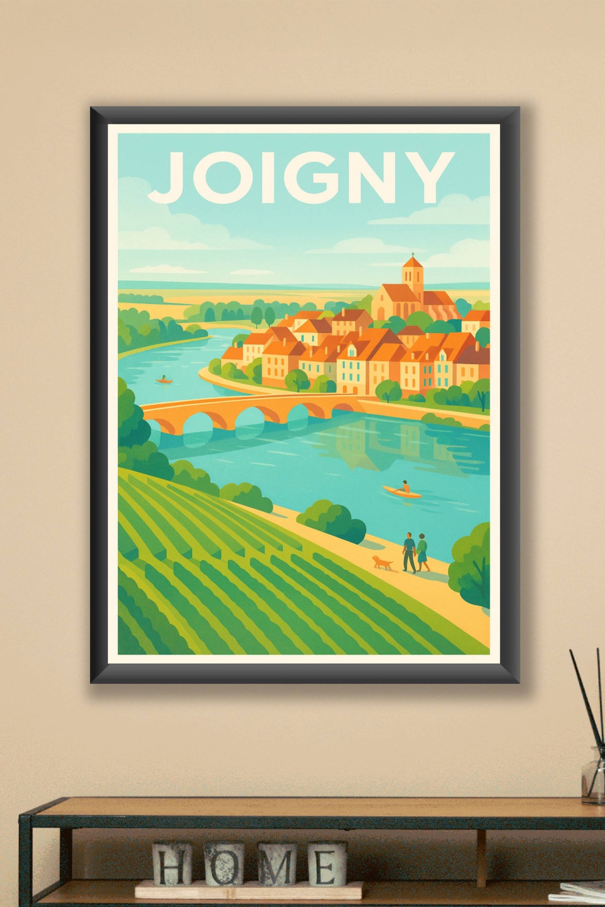 Affiche de Joigny - Évasion tranquille en Bourgogne