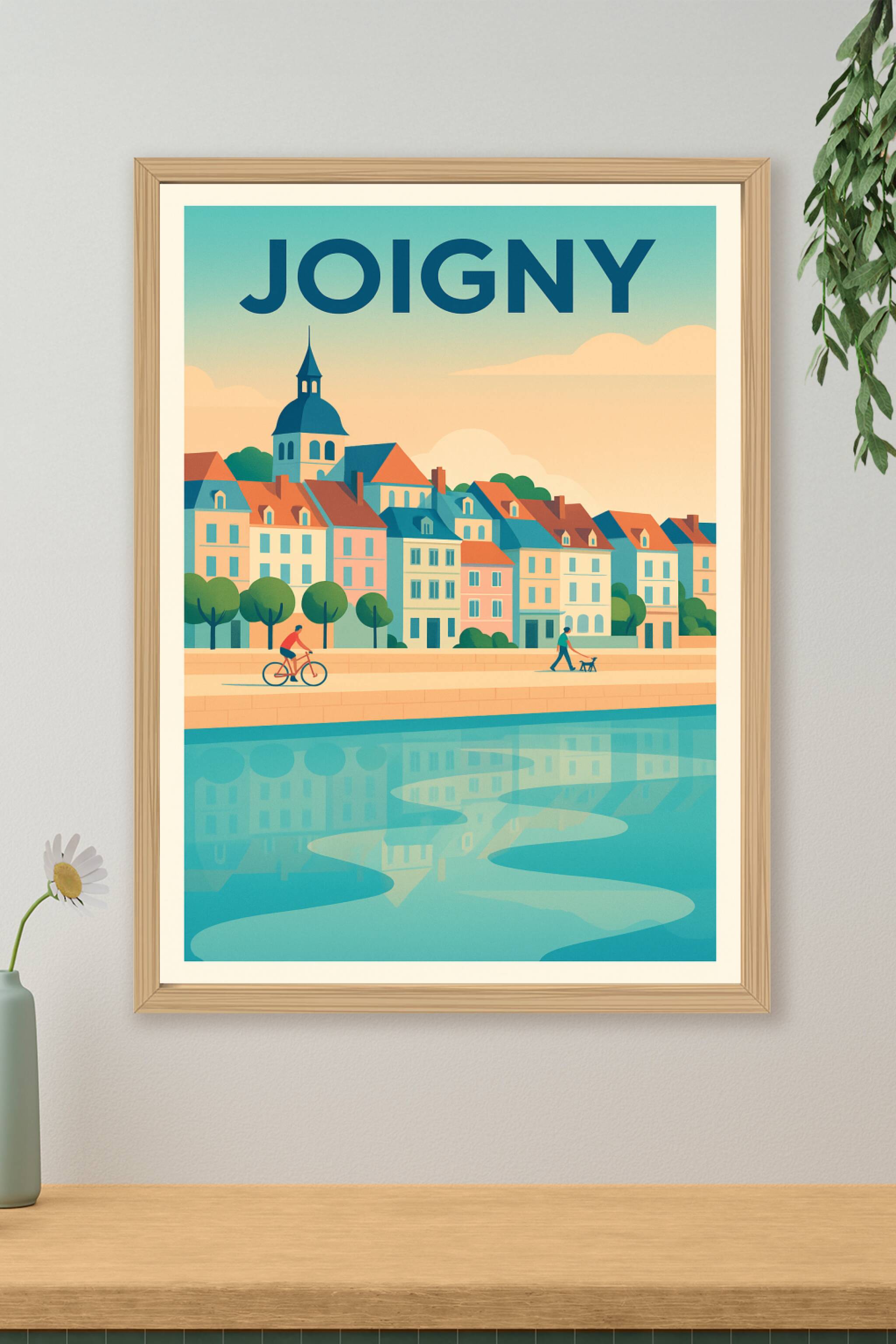 Affiche de Joigny - Charme et sérénité au bord de l'Yonne