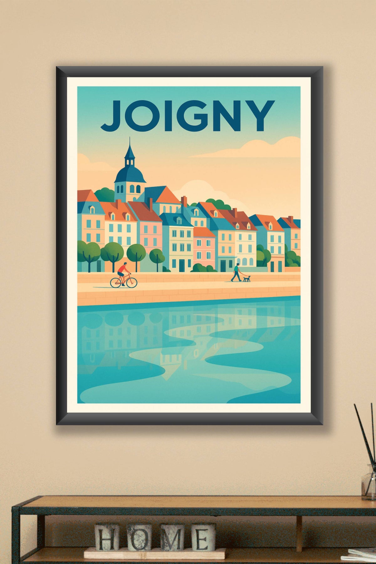 Affiche de Joigny - Charme et sérénité au bord de l'Yonne