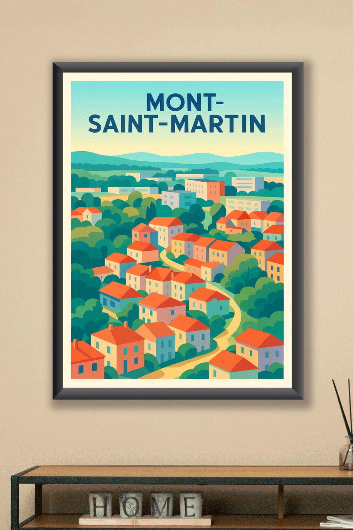 Affiche de Mont-Saint-Martin - Un coin de charme et de couleur