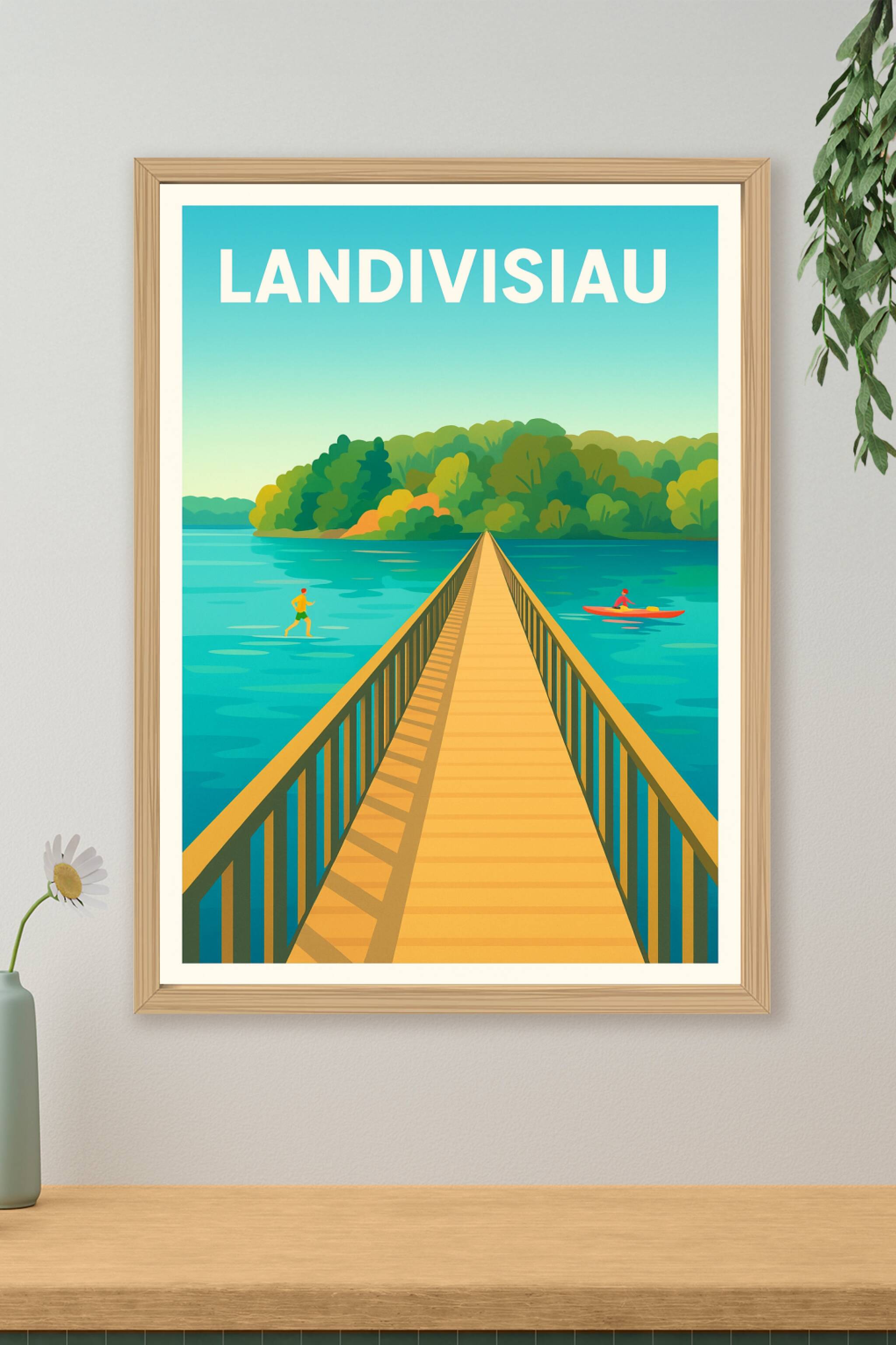 Affiche de Landivisiau - Évasion au fil de l'eau