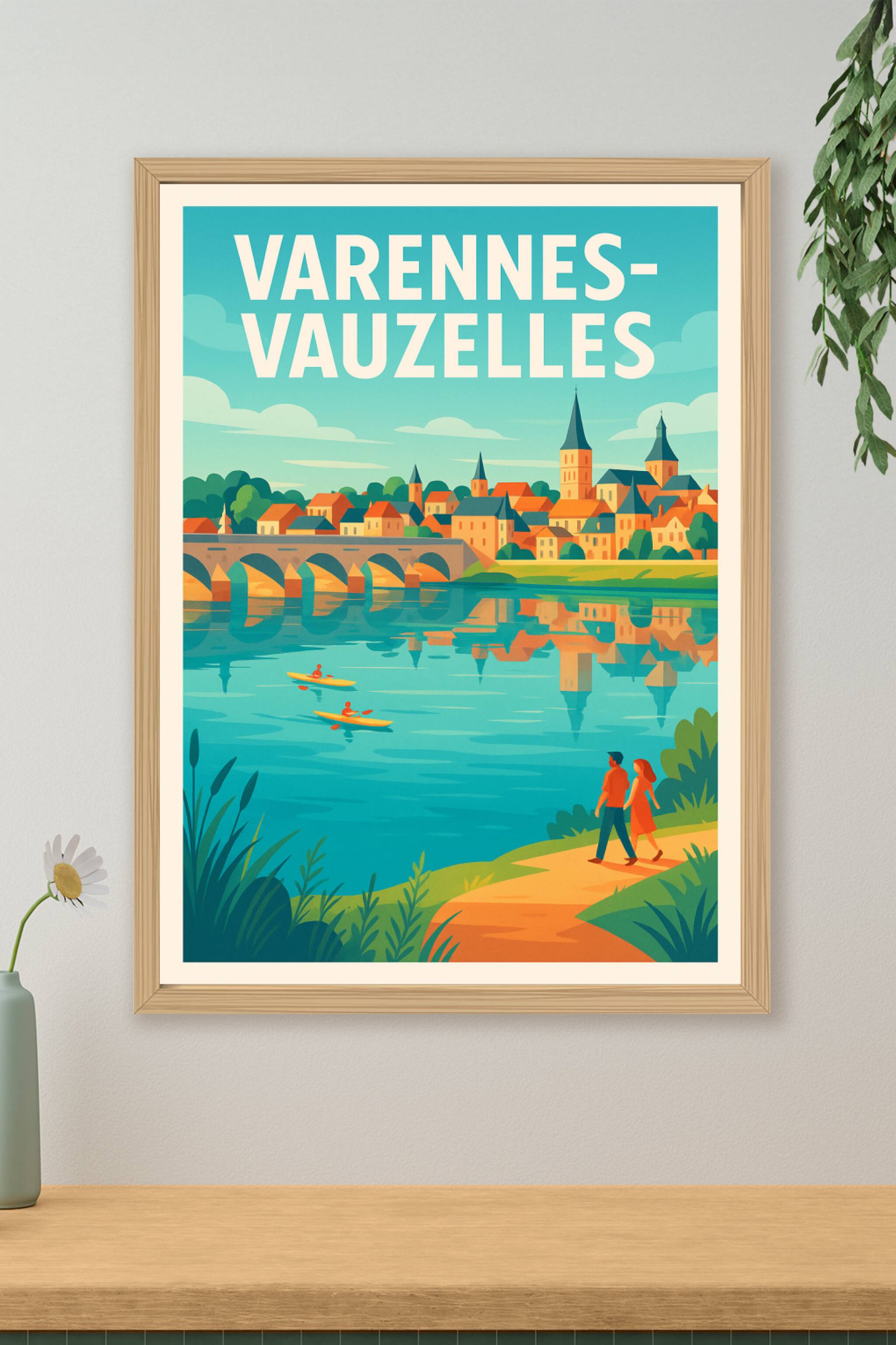 Affiche de Varennes-Vauzelles - Charme et sérénité au fil de l'eau