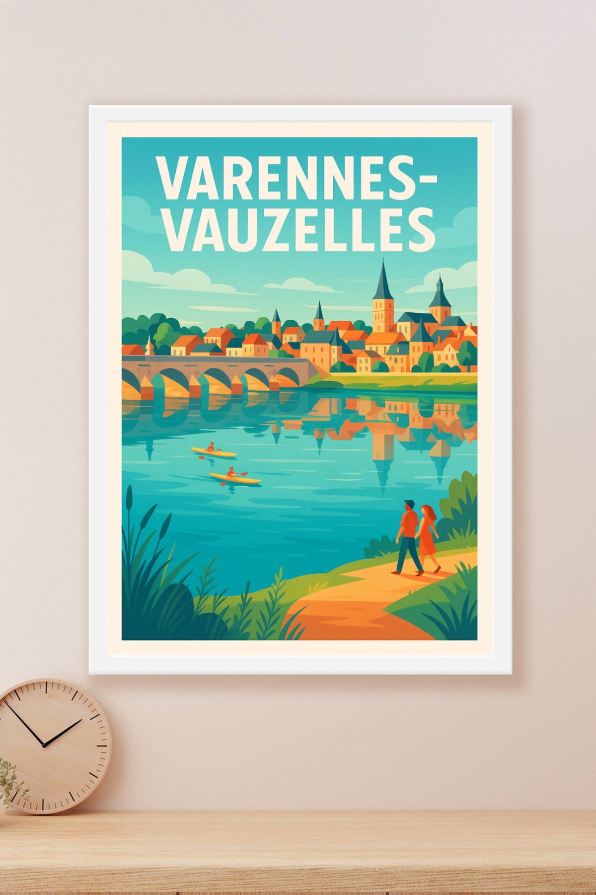 Affiche de Varennes-Vauzelles - Charme et sérénité au fil de l'eau