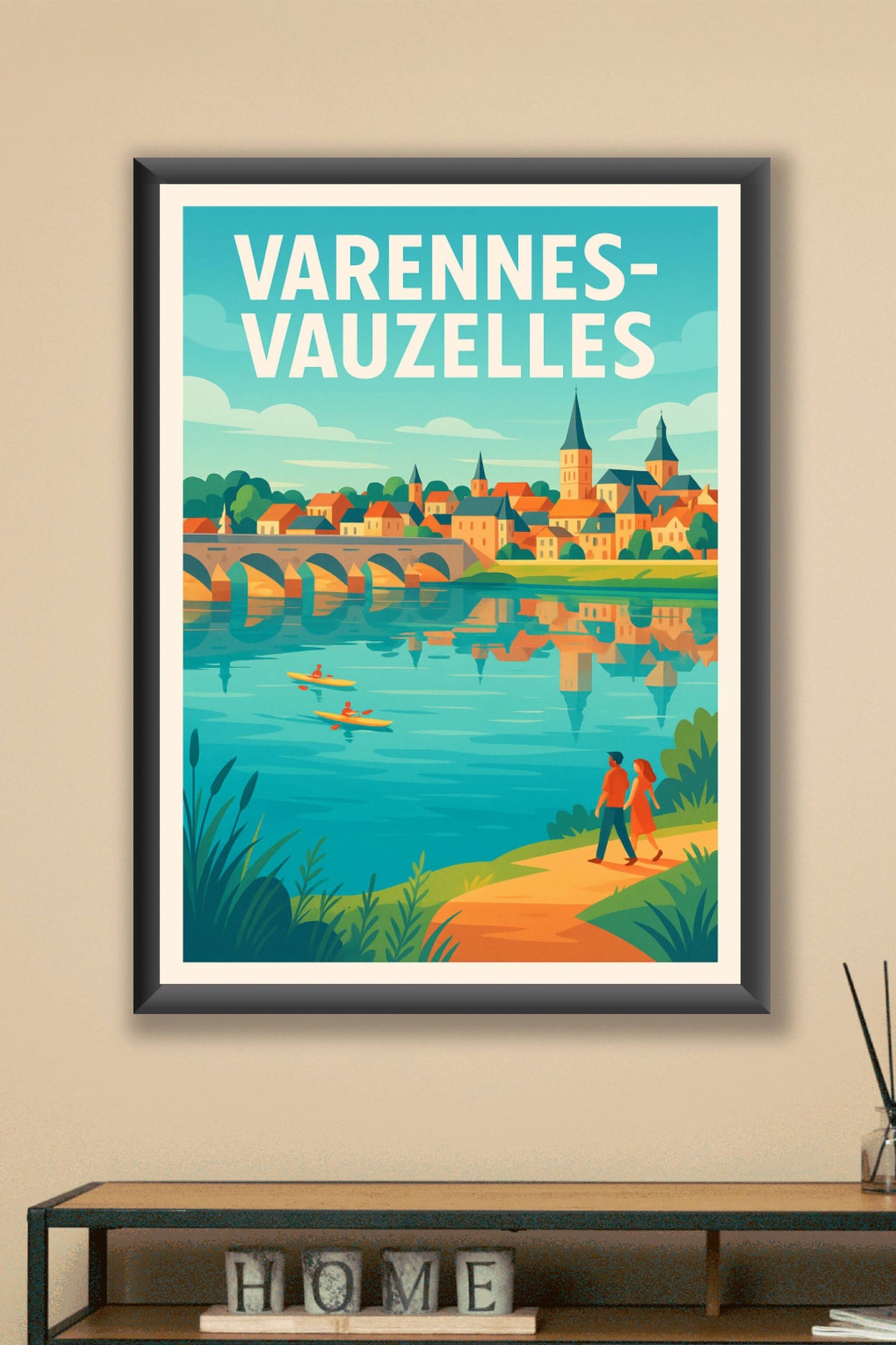 Affiche de Varennes-Vauzelles - Charme et sérénité au fil de l'eau