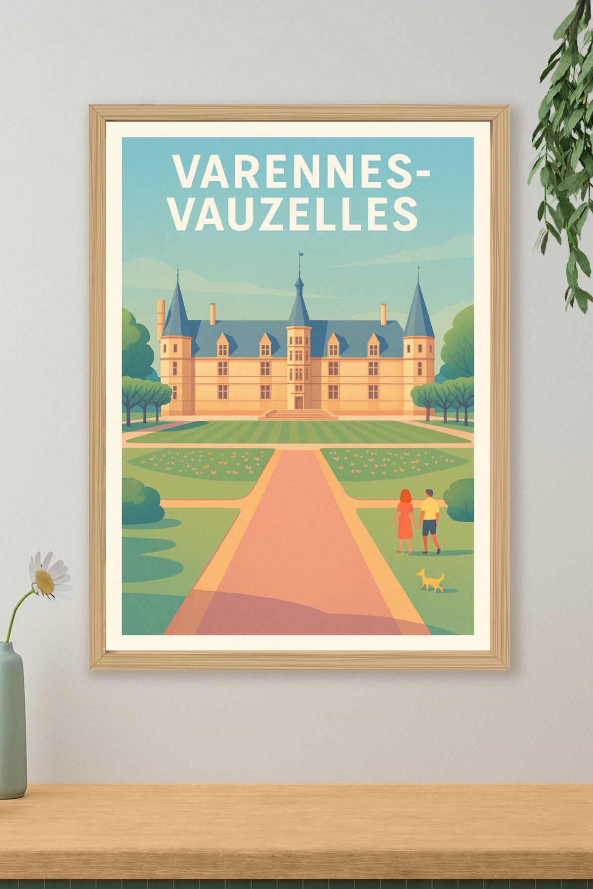 Affiche de Varennes-Vauzelles - Découvrez le charme intemporel du patrimoine