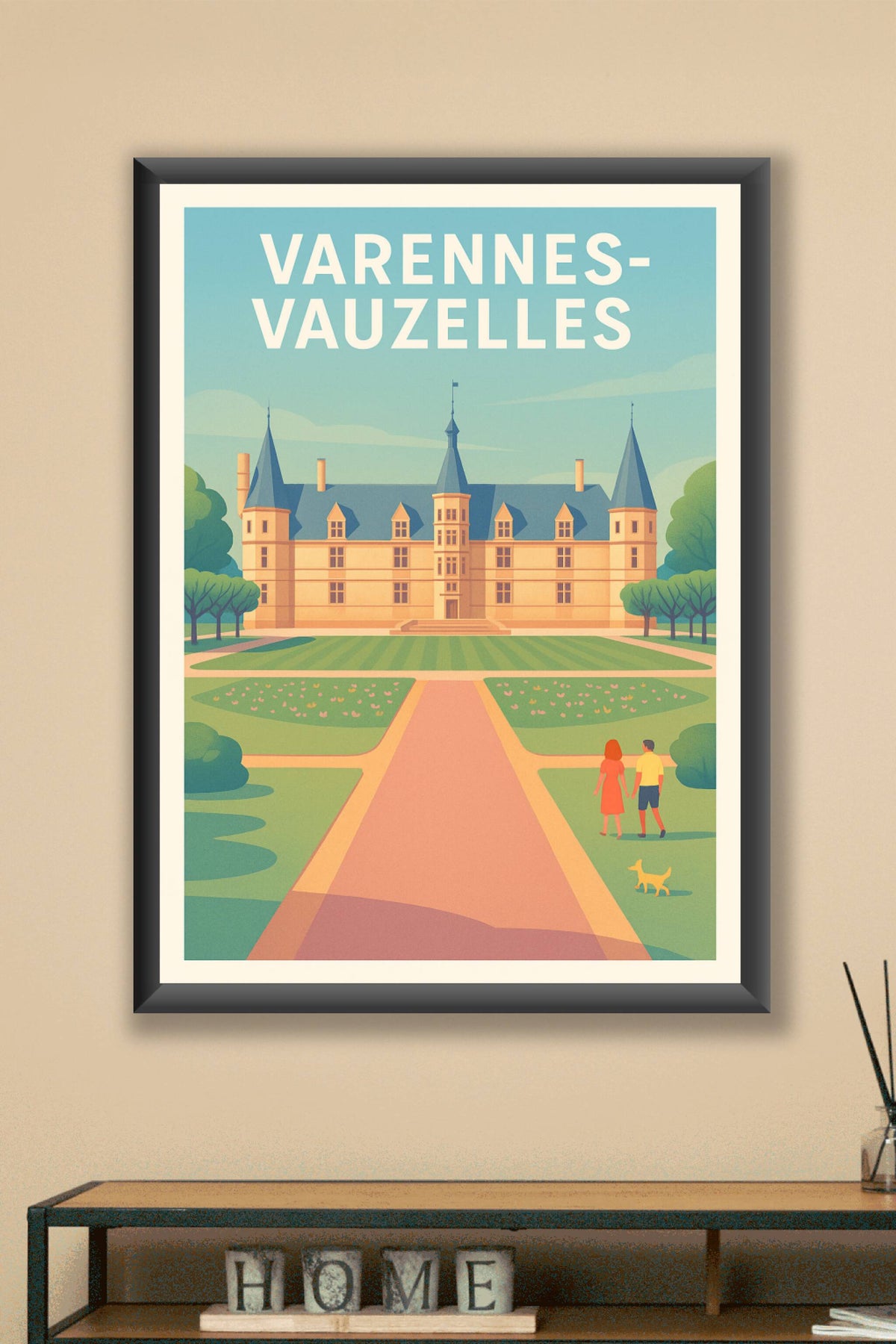 Affiche de Varennes-Vauzelles - Découvrez le charme intemporel du patrimoine