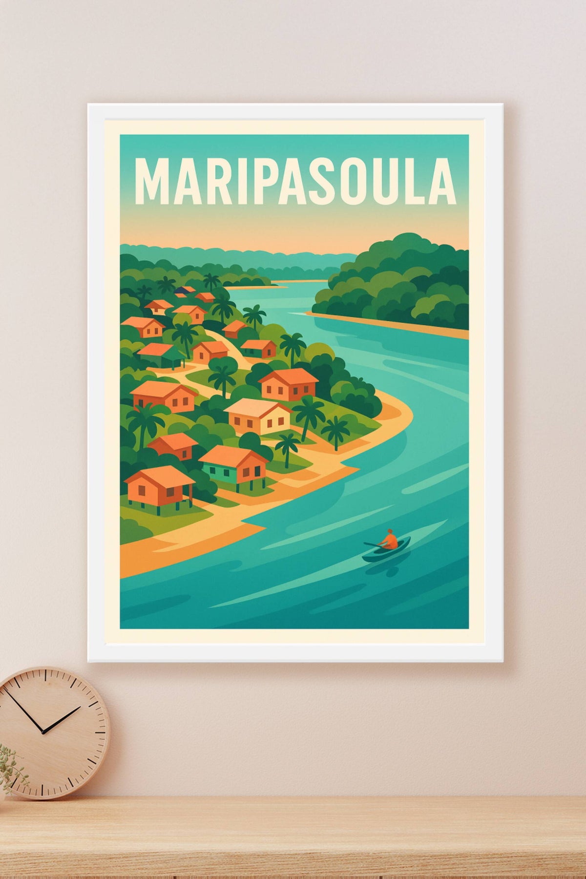 Affiche de Maripasoula - Escapade Tropicale au Cœur de la Nature