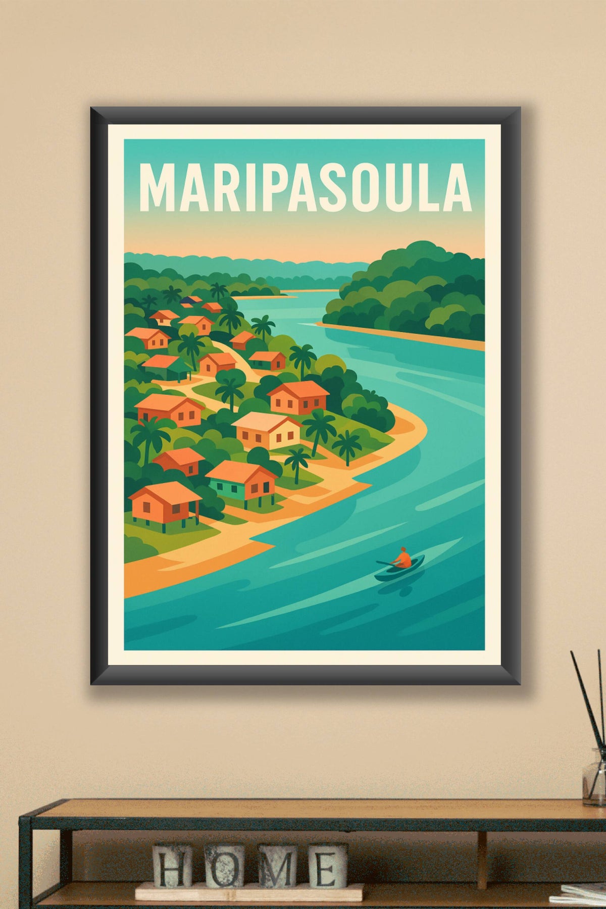 Affiche de Maripasoula - Escapade Tropicale au Cœur de la Nature