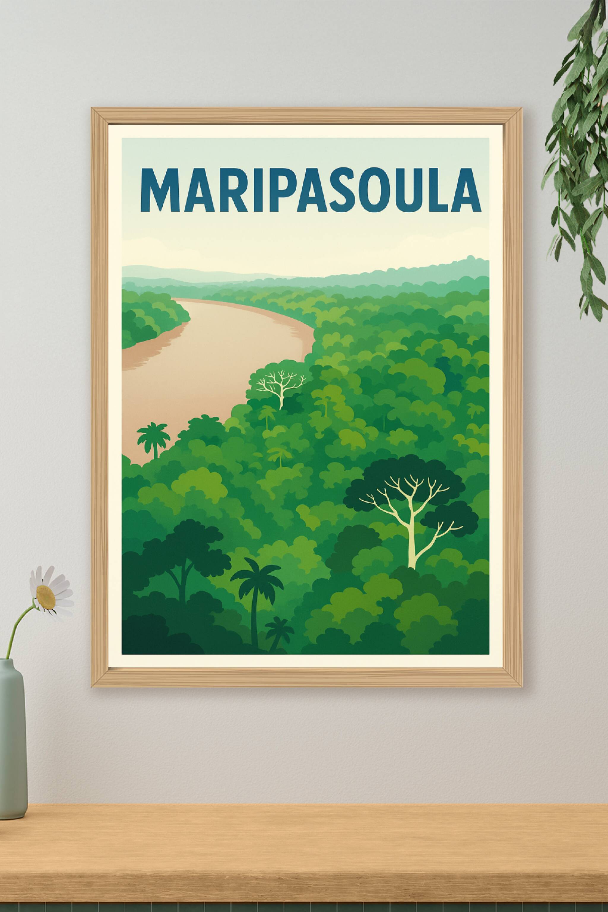 Affiche de Maripasoula - Évasion au coeur de la forêt tropicale