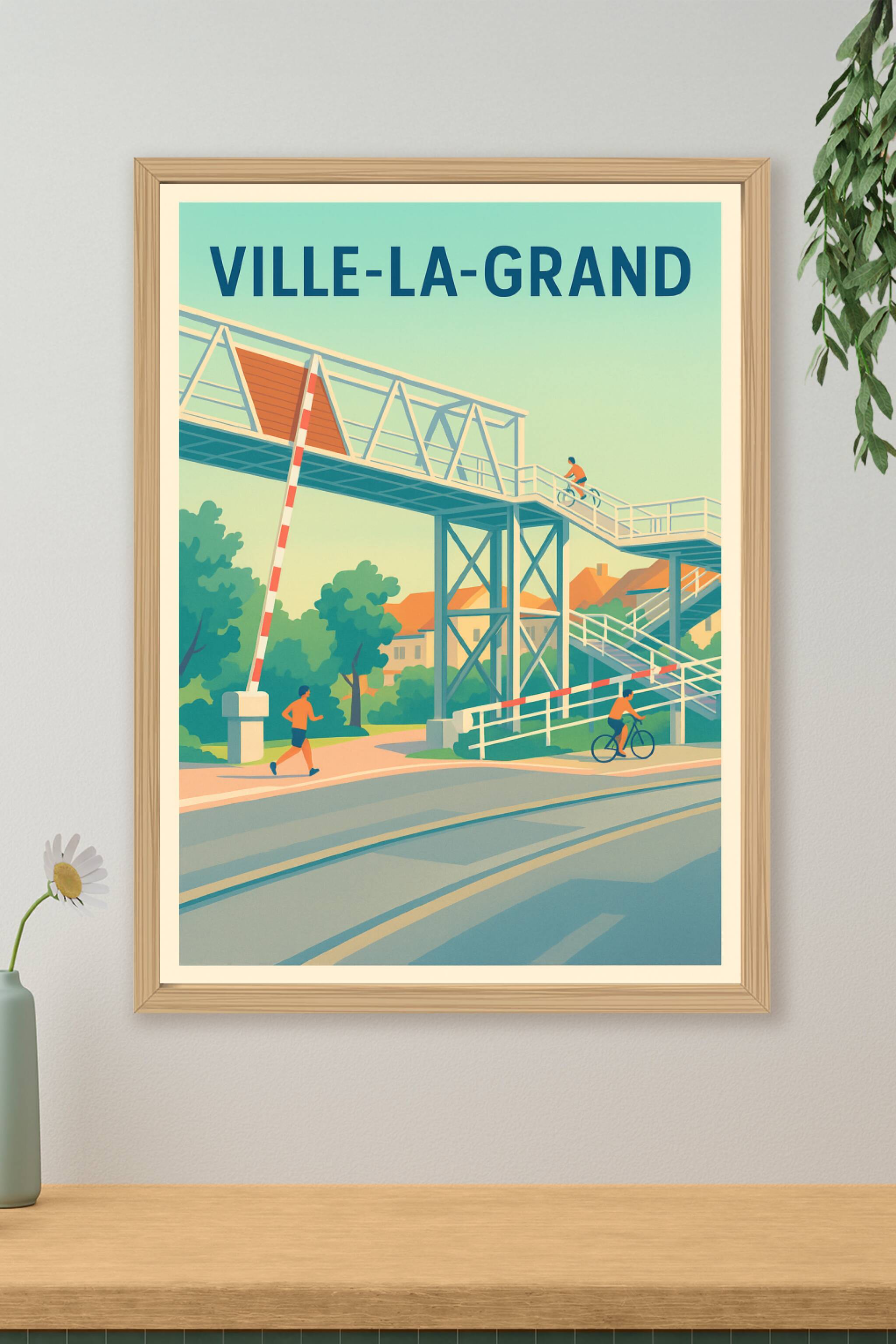 Affiche de Ville-la-Grand - Entre nature et urbanité active