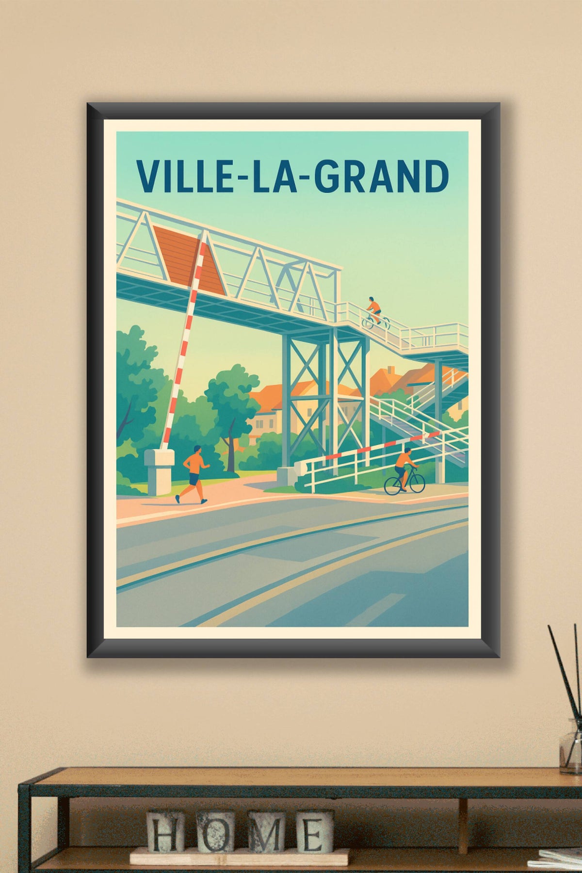 Affiche de Ville-la-Grand - Entre nature et urbanité active
