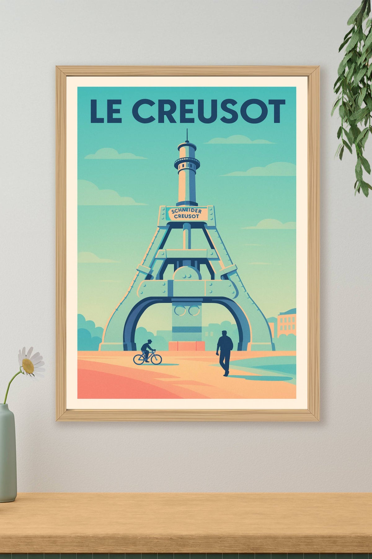 Affiche de Ville-la-Grand - L'escapade en téléphérique au-dessus des paysages verdoyants