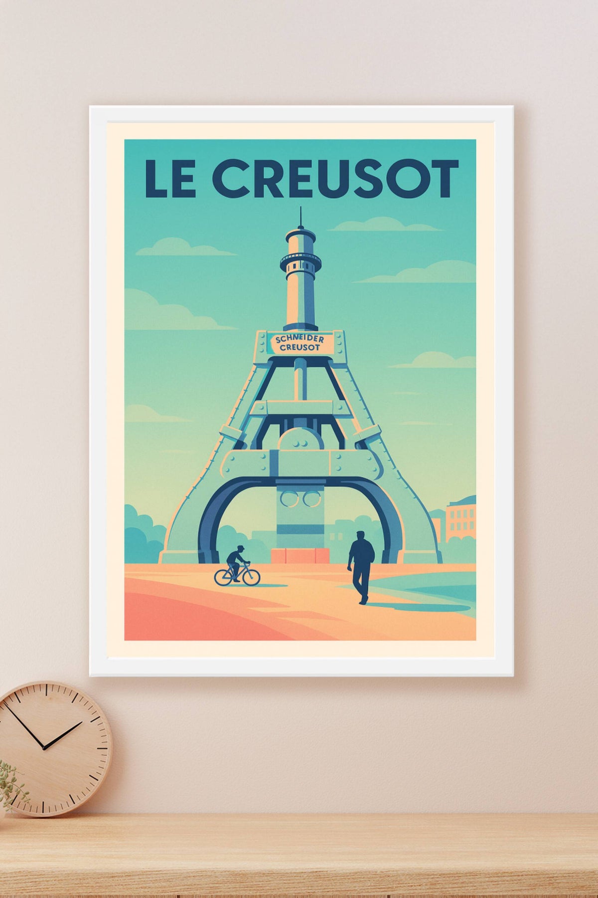 Affiche de Ville-la-Grand - L'escapade en téléphérique au-dessus des paysages verdoyants