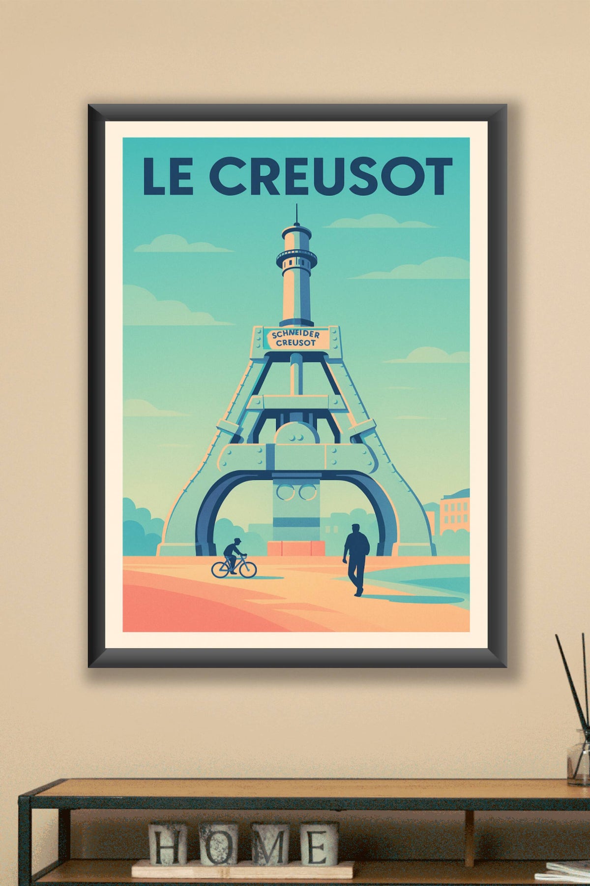 Affiche de Ville-la-Grand - L'escapade en téléphérique au-dessus des paysages verdoyants
