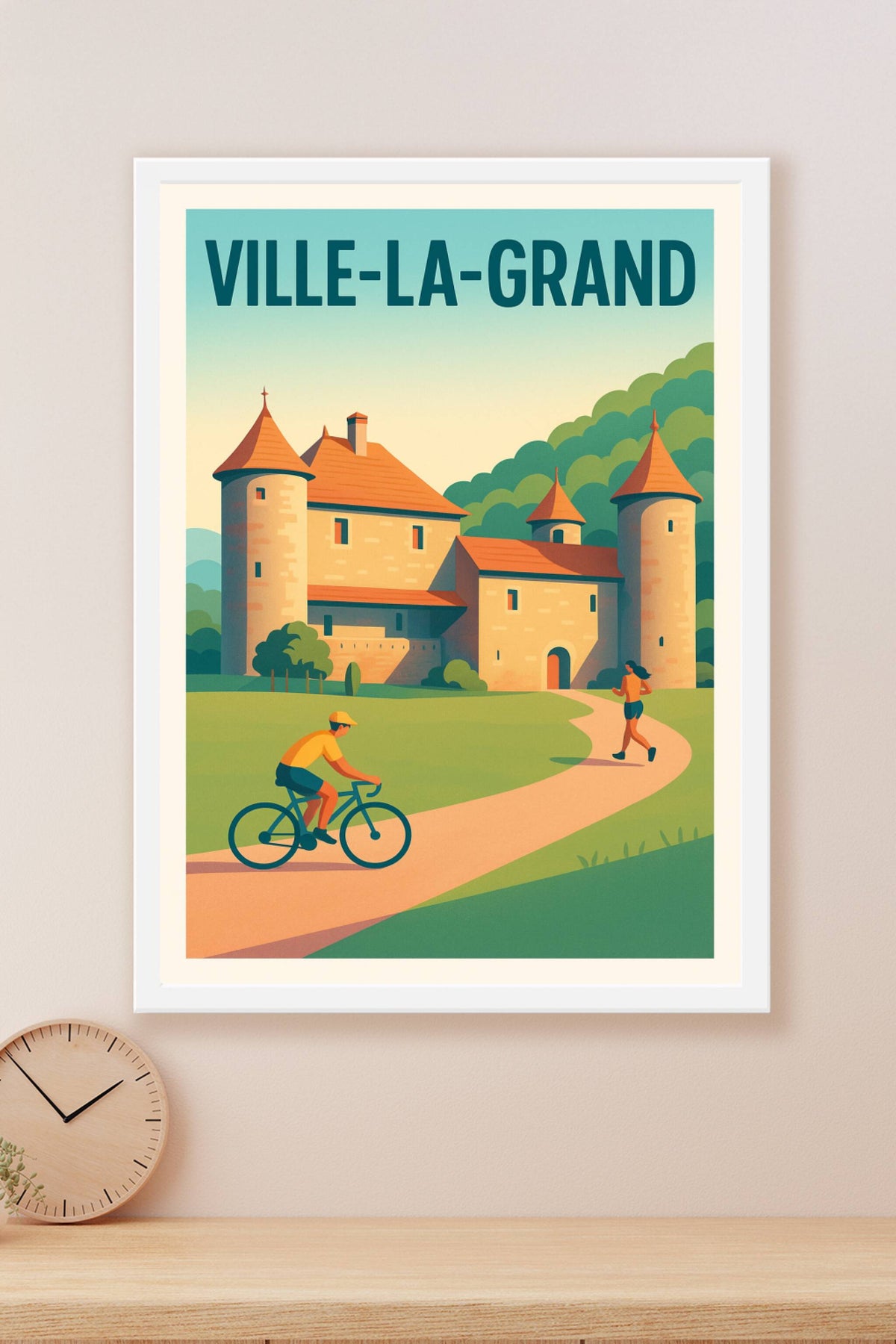 Affiche de Ville-la-Grand - Évasion et patrimoine au naturel