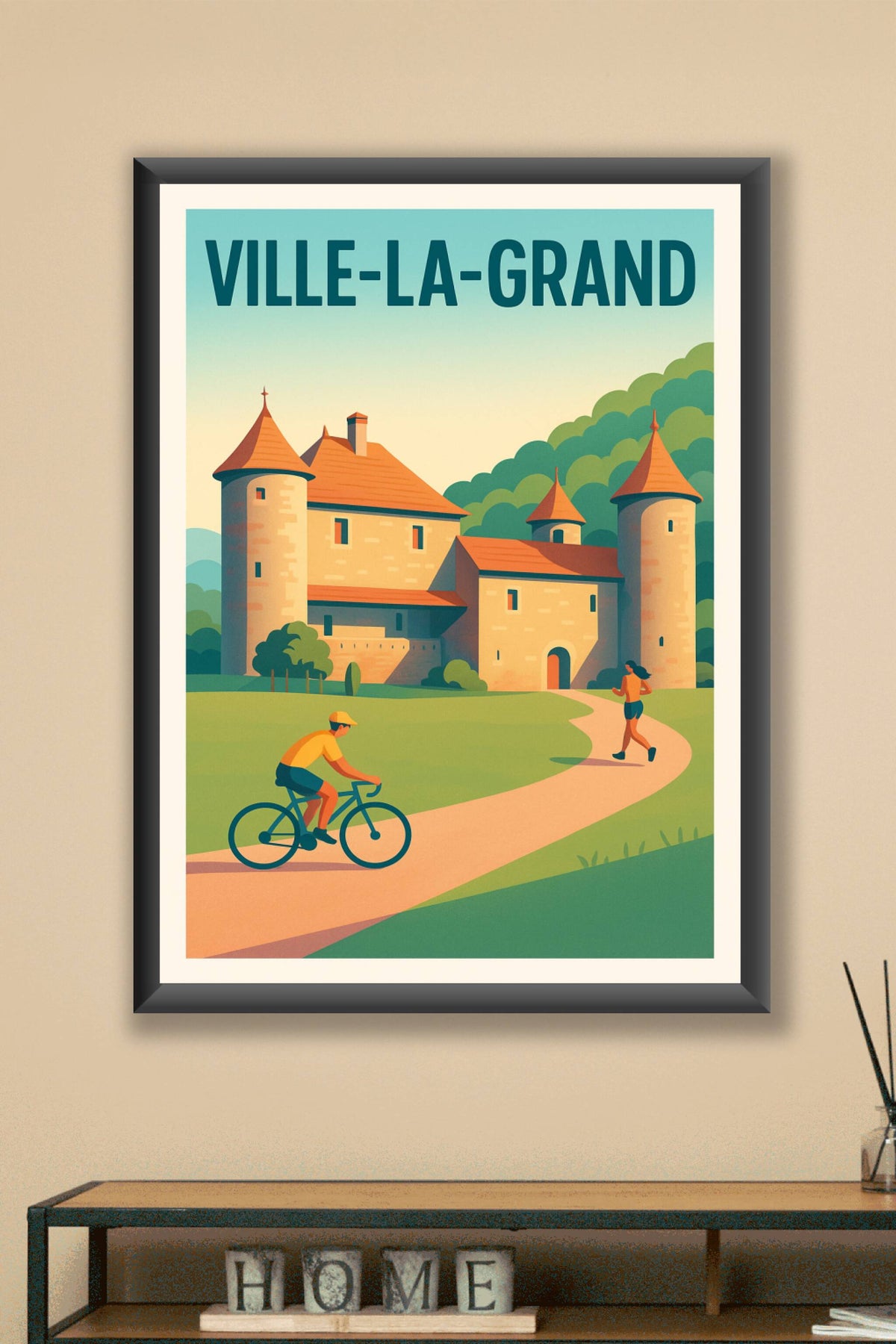 Affiche de Ville-la-Grand - Évasion et patrimoine au naturel