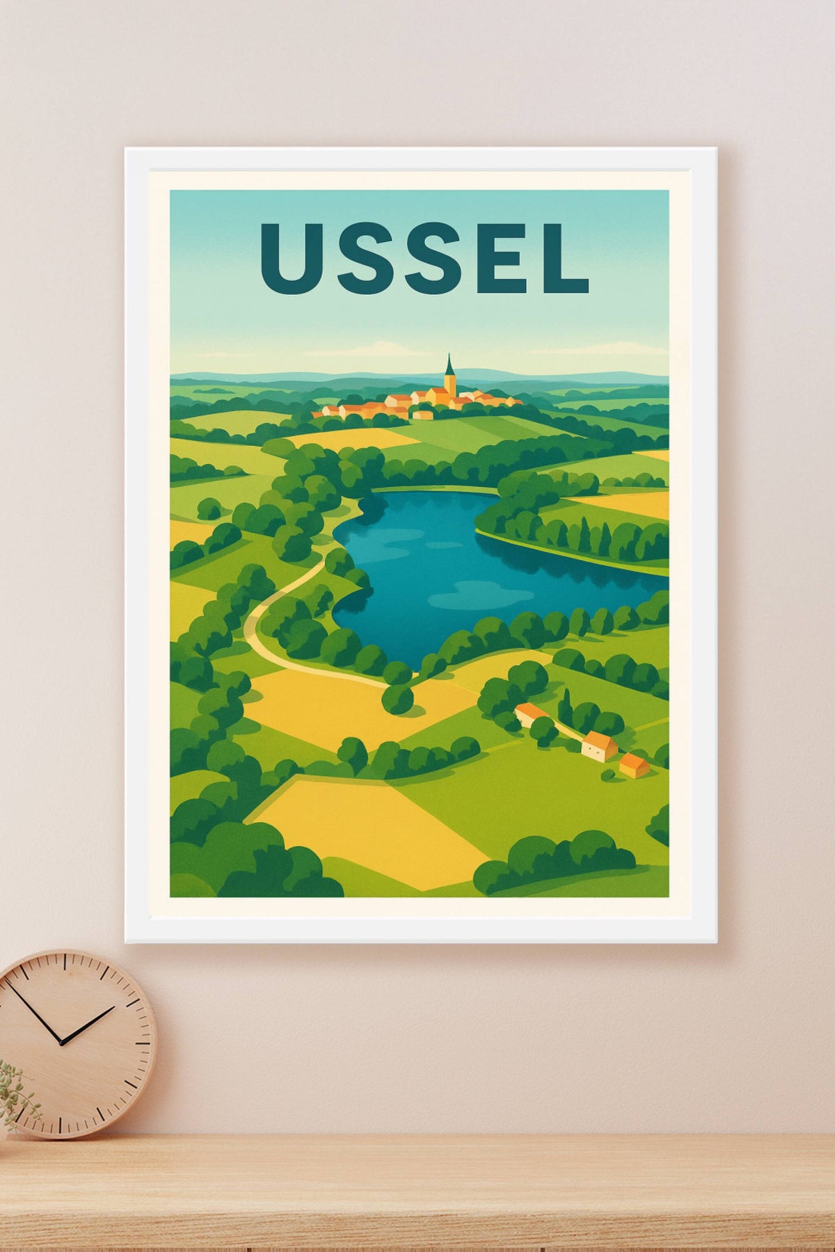 Affiche de Ussel - Charme bucolique au cœur de la campagne
