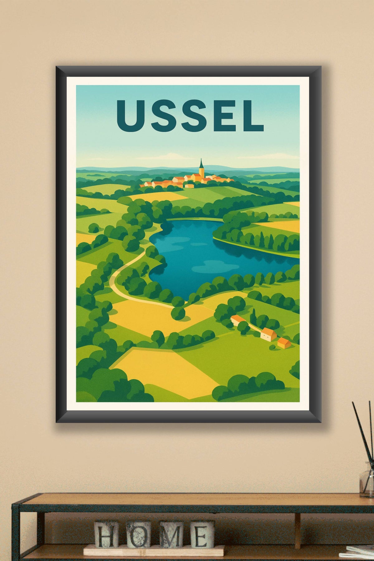 Affiche de Ussel - Charme bucolique au cœur de la campagne